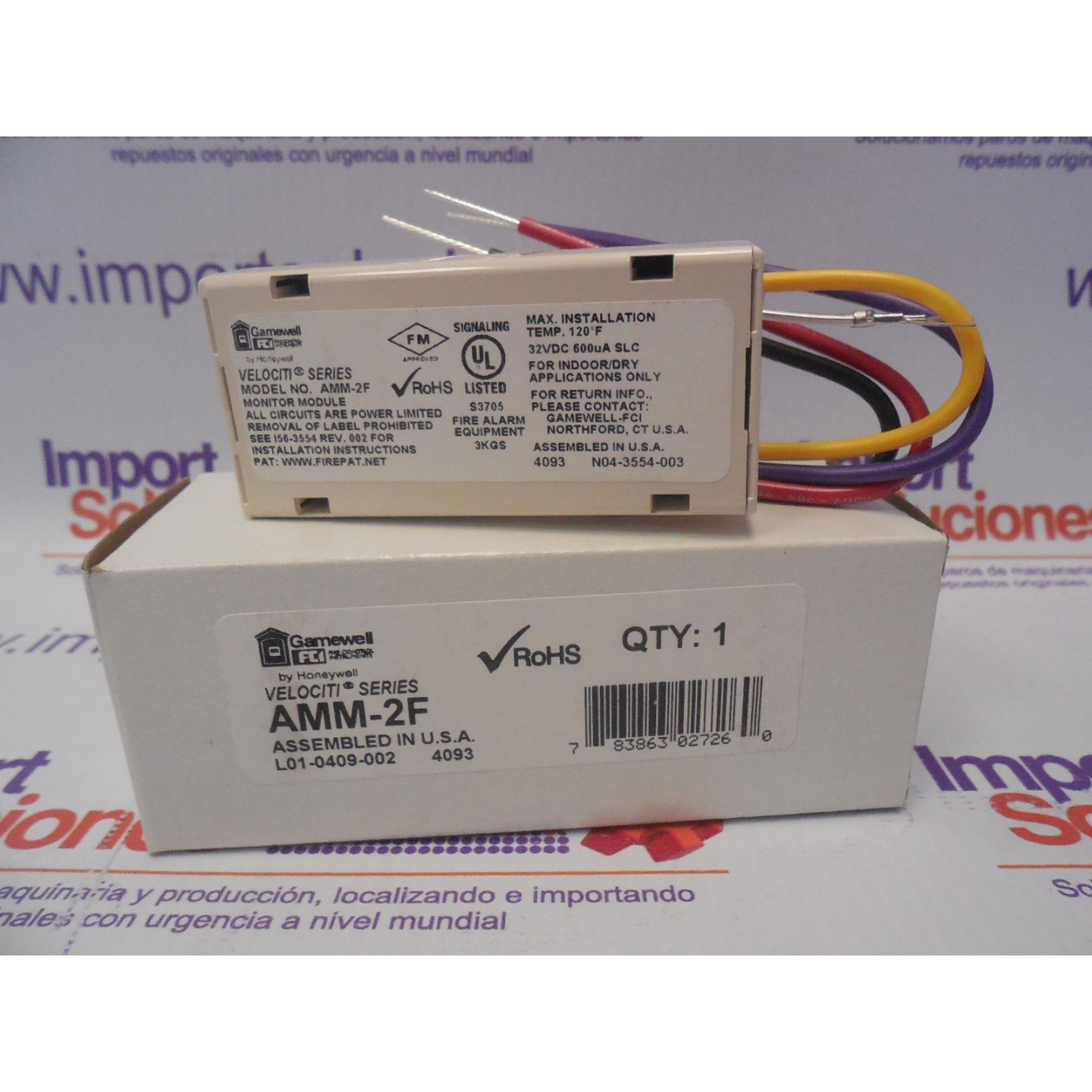 MODELO AMM-2F 32VCD MOULO DE CONTROL RED INCENDIOS