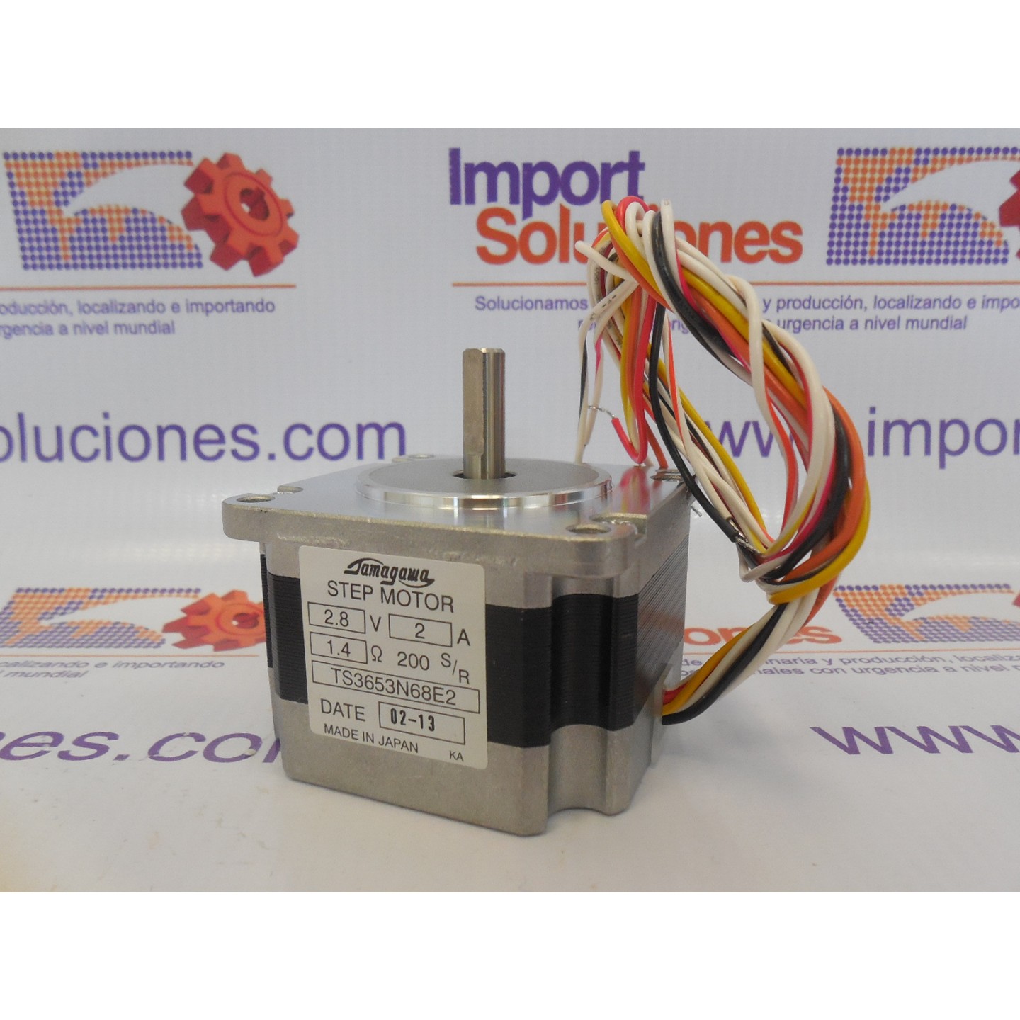 MOTOR TAMAGAWA REF. TS3653N68E2 SIZE 23HT 8 WIRES