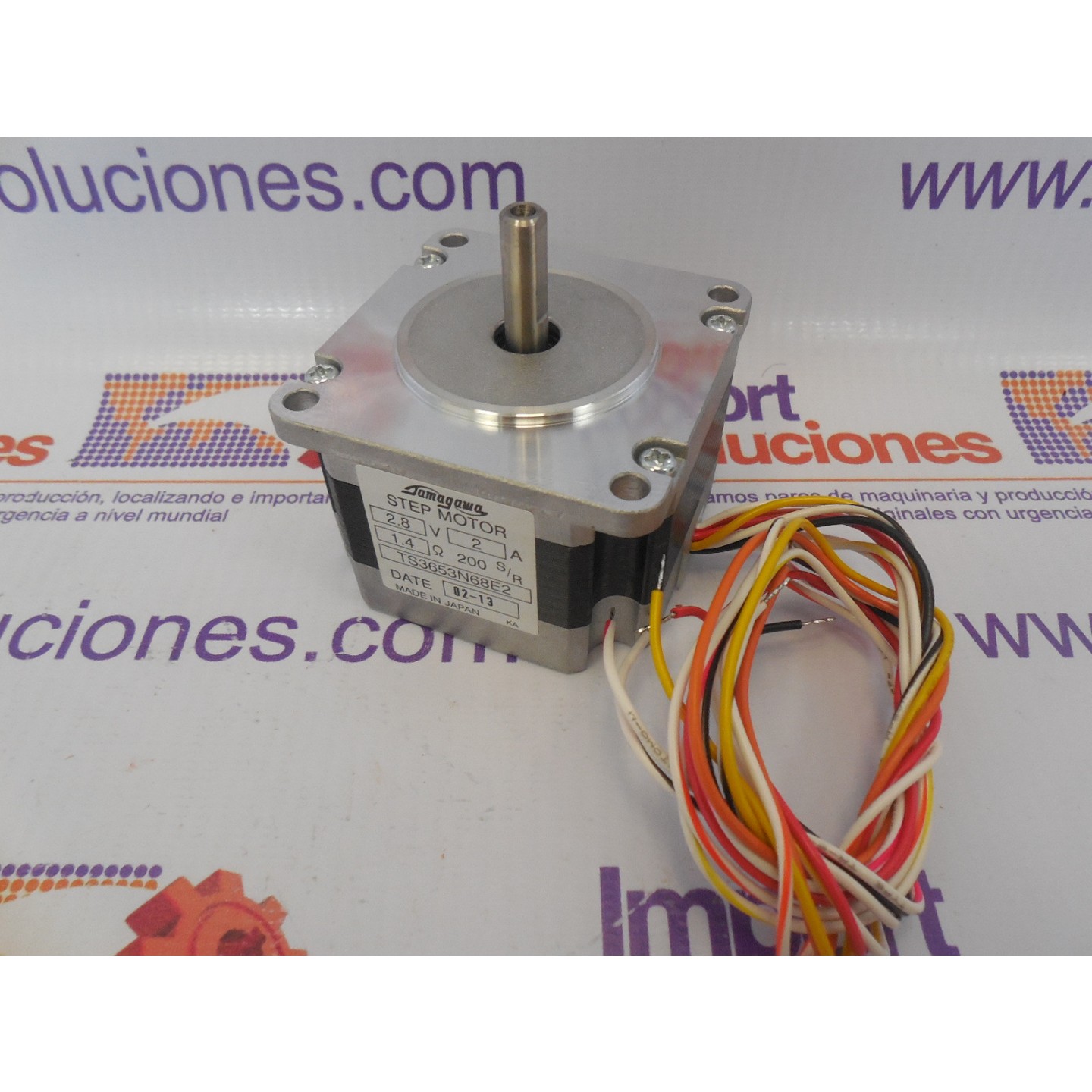 MOTOR TAMAGAWA REF. TS3653N68E2 SIZE 23HT 8 WIRES