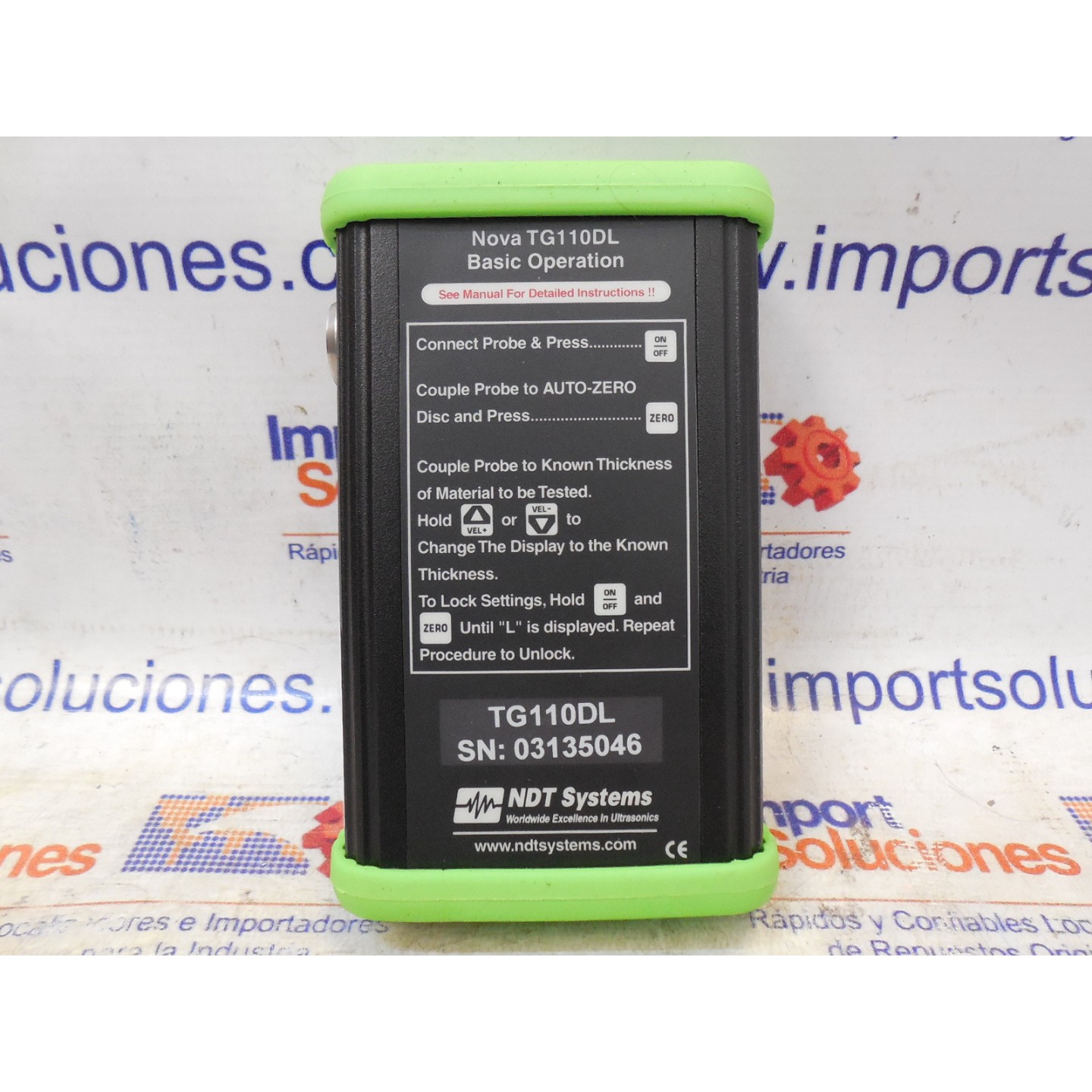 NDT SYSTEMS	TG110DL	IND. PETROLEO Y GAS	OIL AND GAS