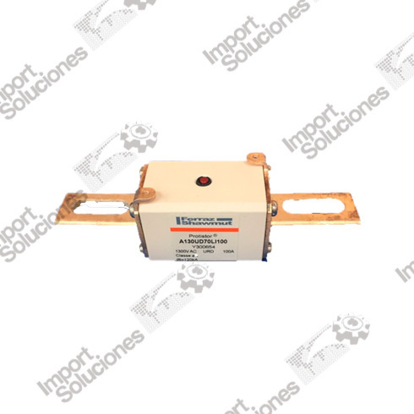 FUSIBLE SEMICONDUCTOR 100A-1300VAC FERRAZ