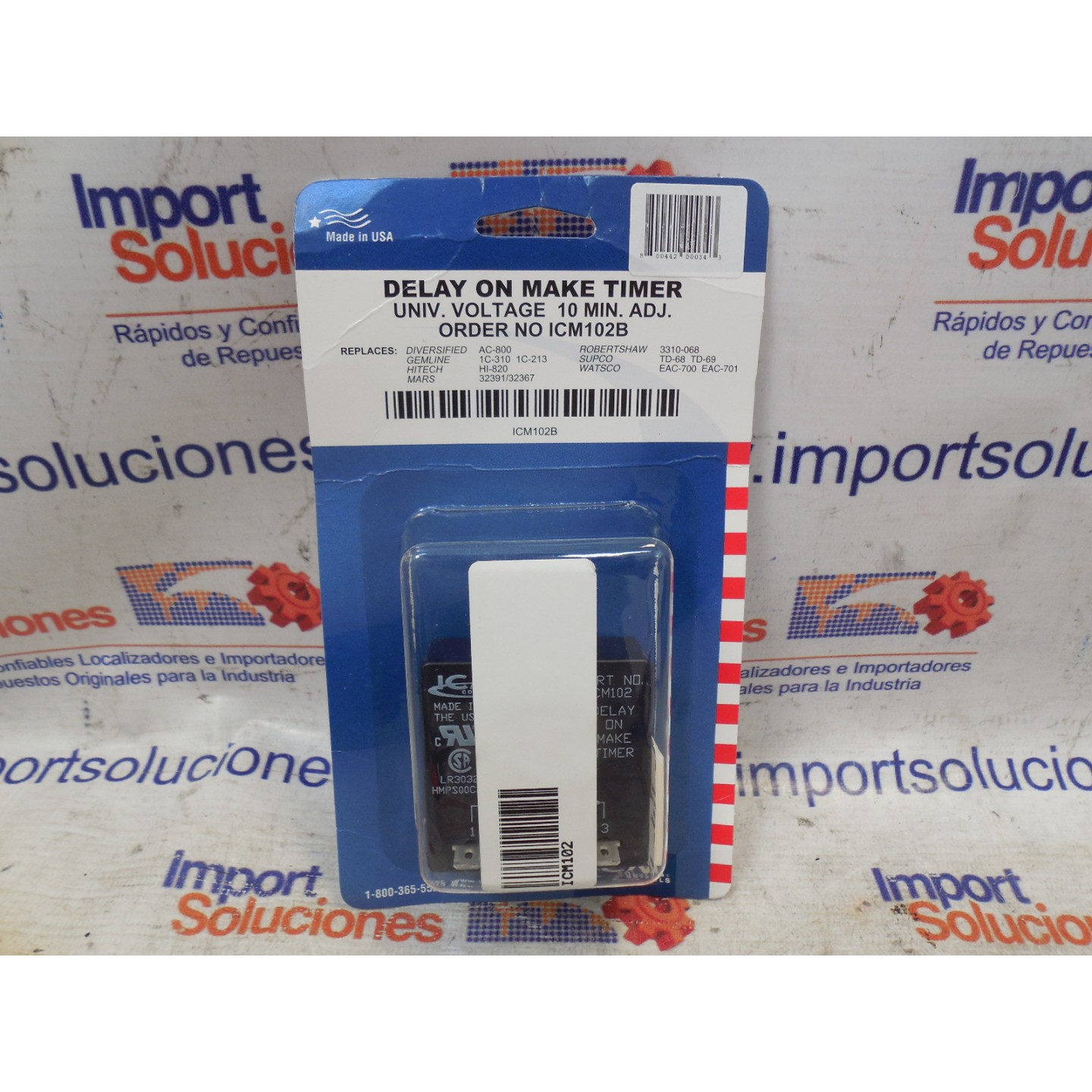 RELE DE RETARDO PARA EQUIPOS DE REFRIGERACION ICM