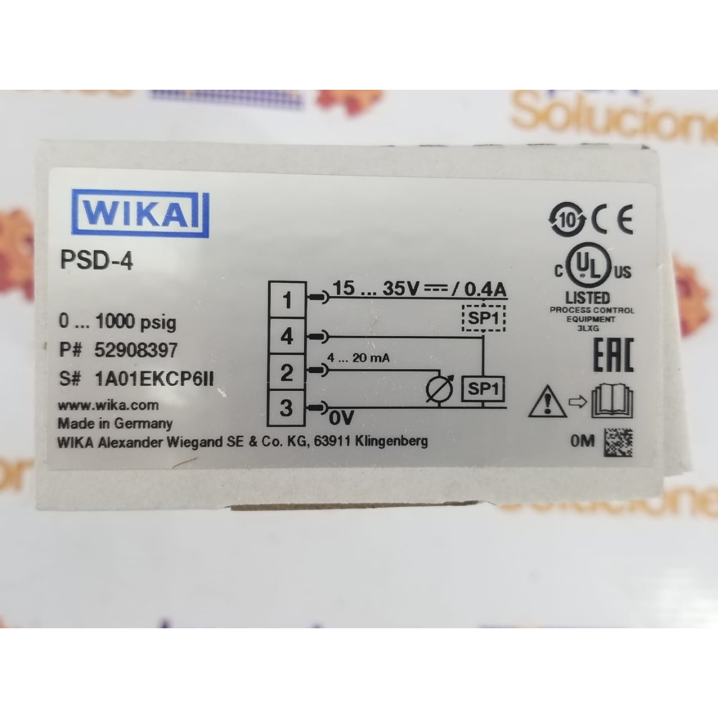 WIKA PSD-4 PRESOSTATO ELECTRÓNICO