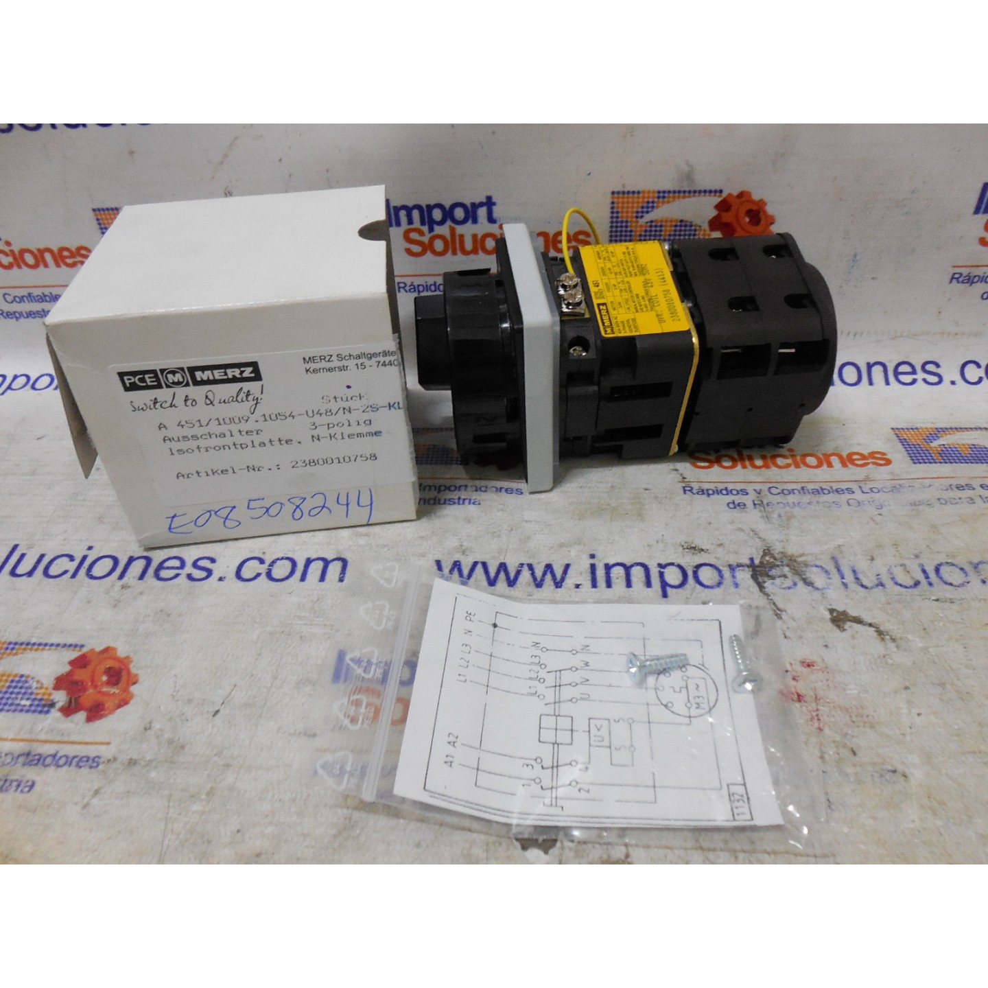 MERZ E08508244 INTERRUPTORES SWITCH