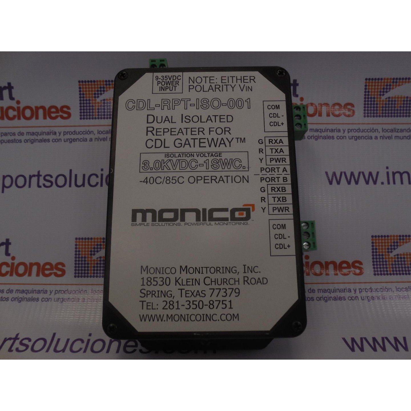 MONICO TWR-5102-GLP-60 TERMOSTATOS