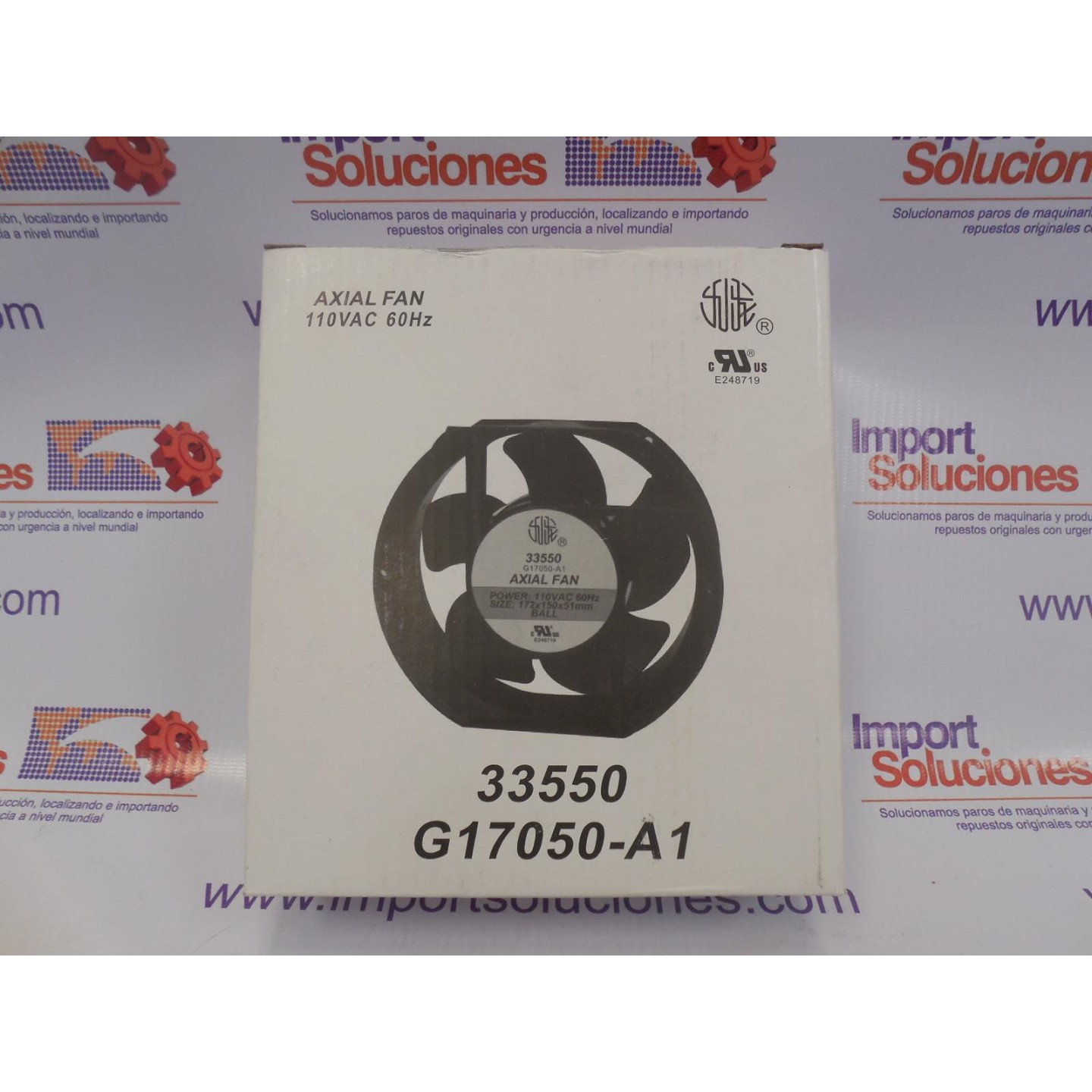 VENTILADOR AXIAL IND EBC