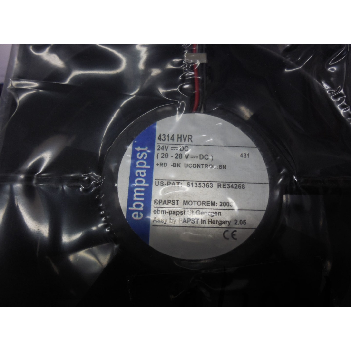 VENTILADOR EBM-PAPST 4314 HVR