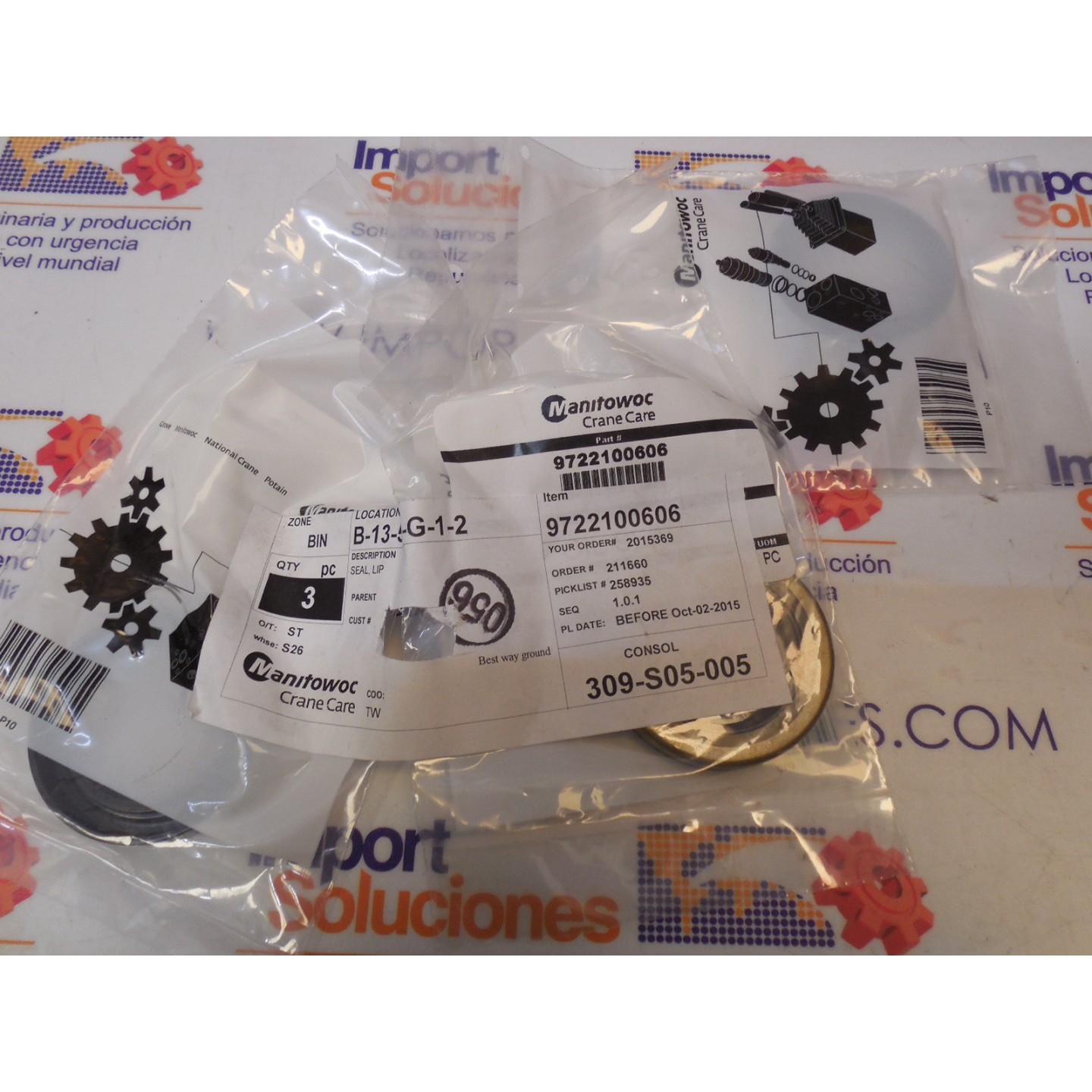 MANITOWOC 9722100606 RESPUESTOS ACEROS Y HIERROS