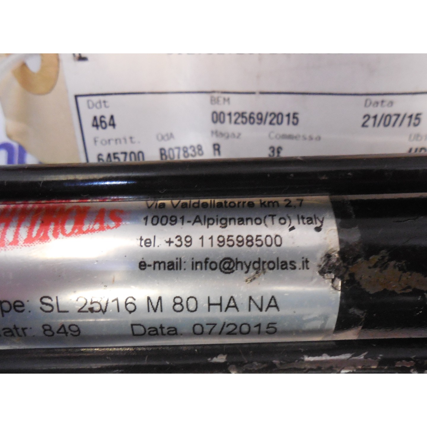 CILINDRO SL.25/16.M.080.HA.NA