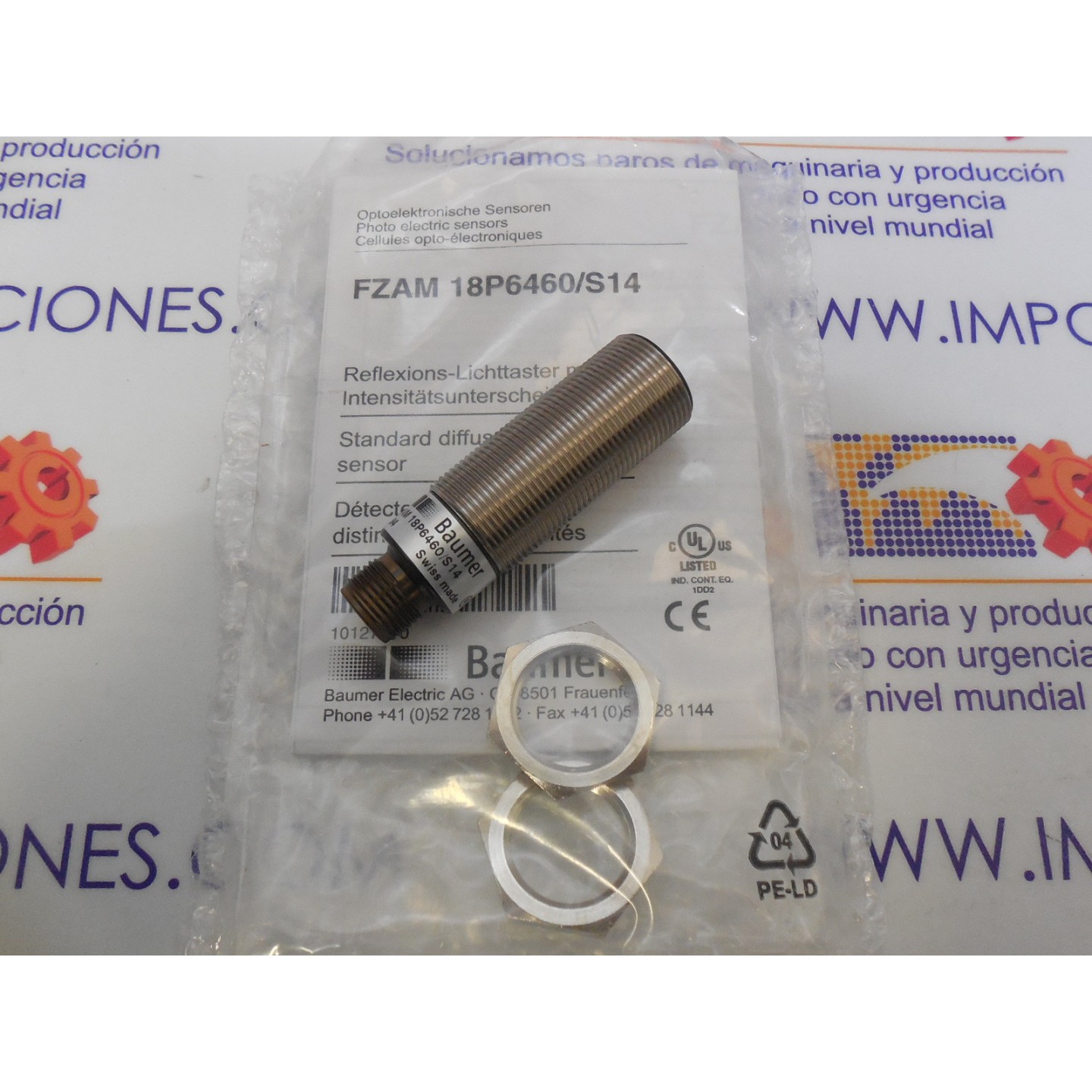 BANNER FZAM 18P6460/S14 SENSORES