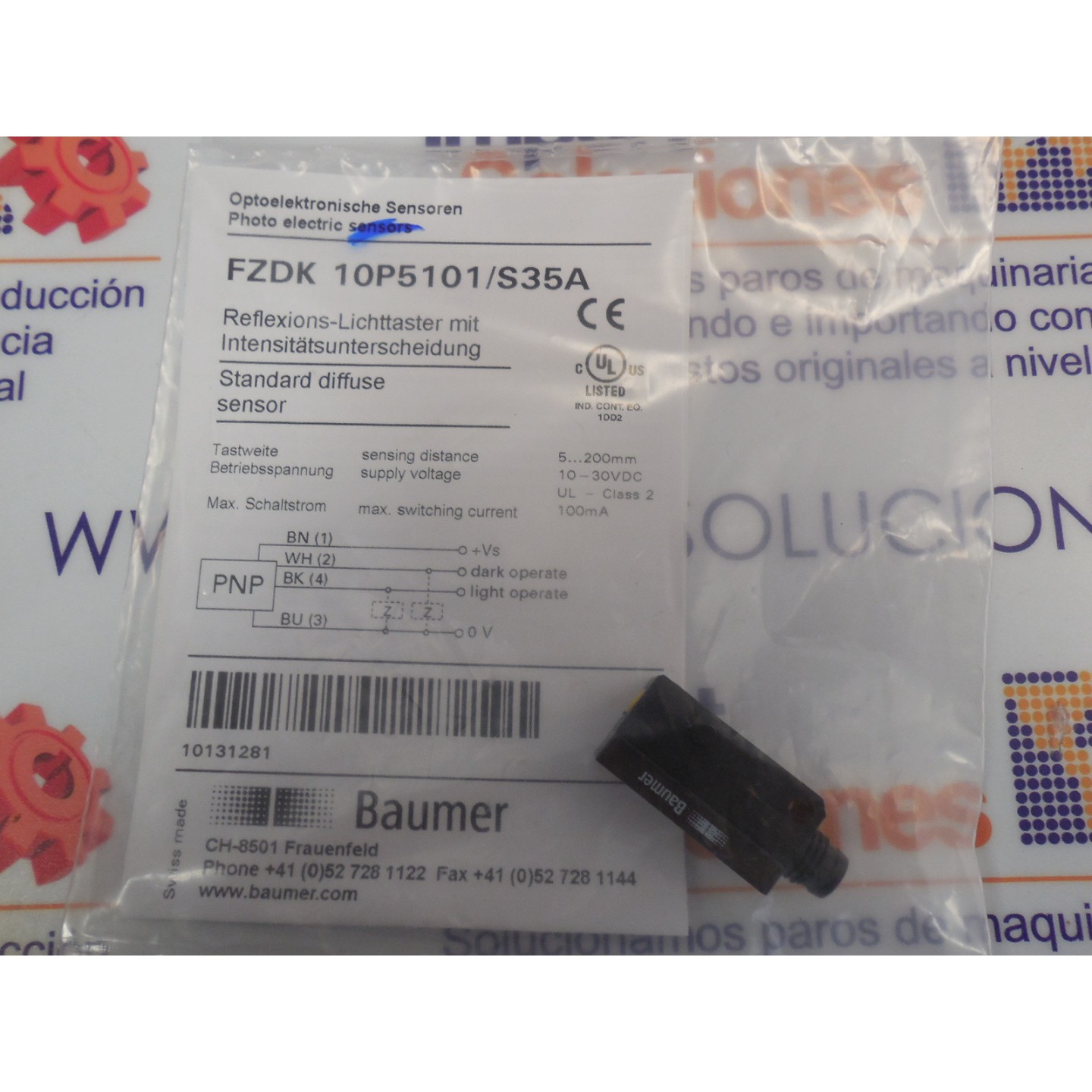 SENSOR FOTOELECTRICO