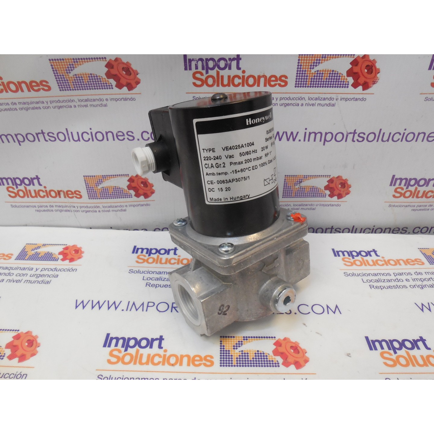 VALVULA DE GAS UNIVERSAL HONEYWELL