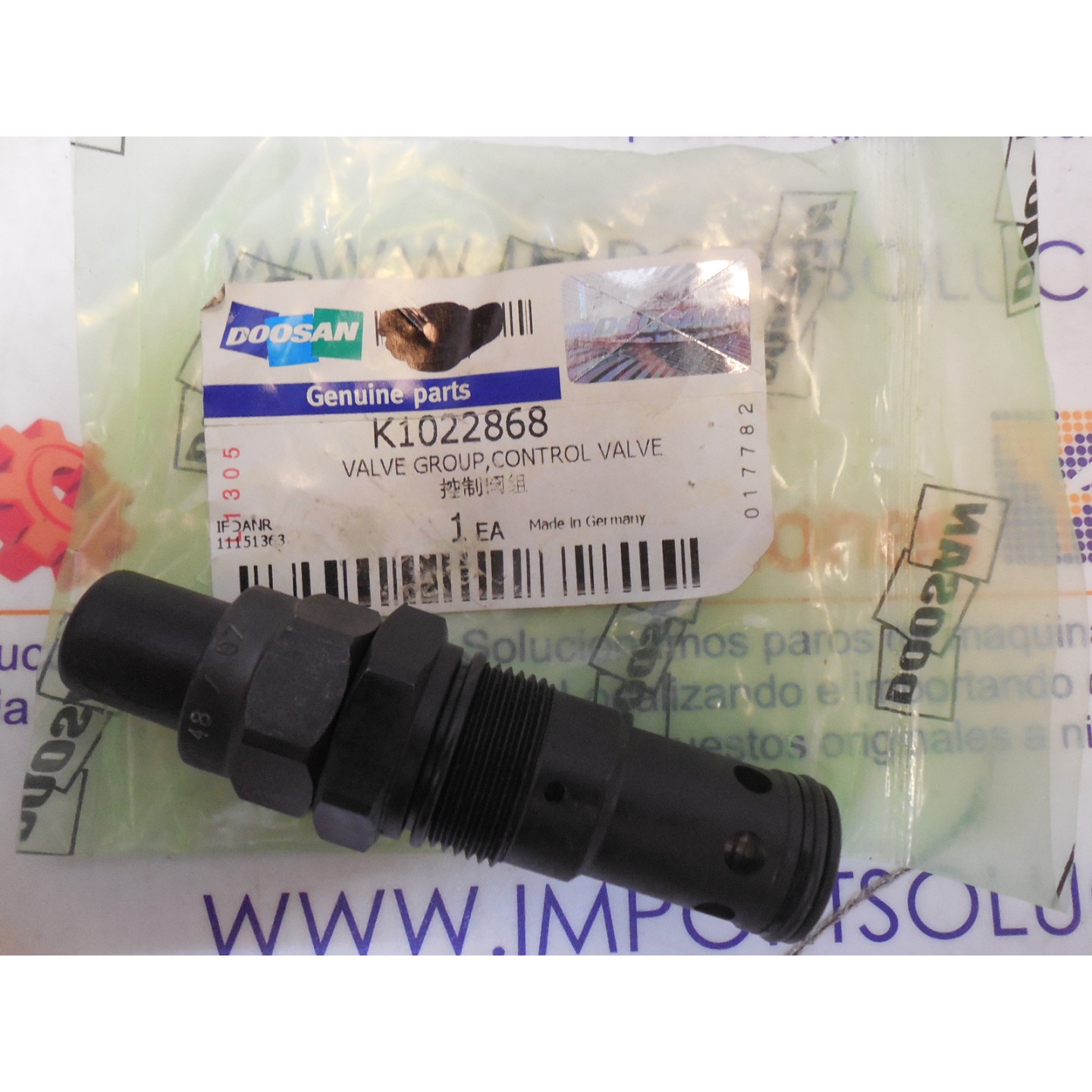 DOOSAN K1022868 VALVULAS
