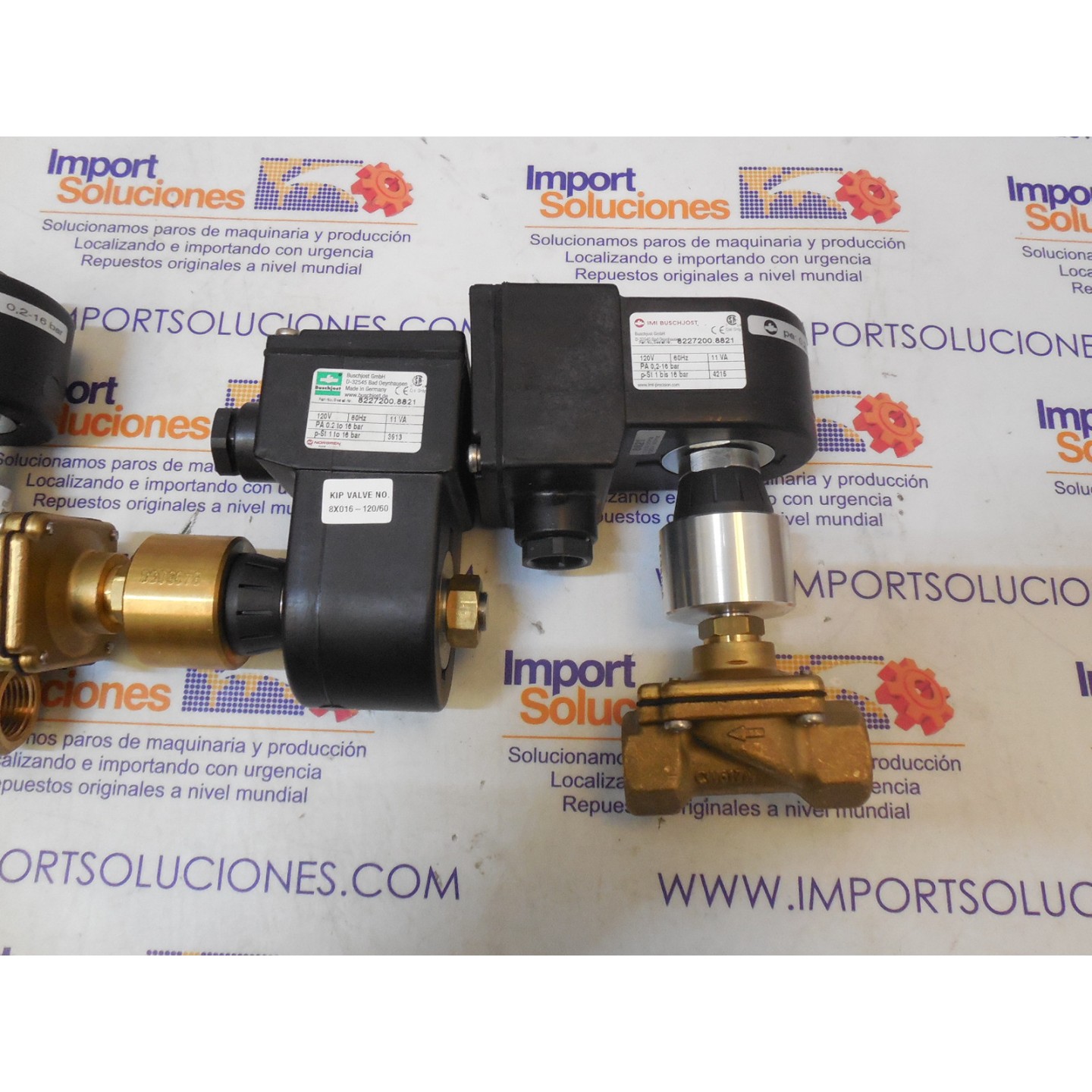 VALVULAS MARCA NORGREN- BUSCHJOST / 120V / 50/60 H