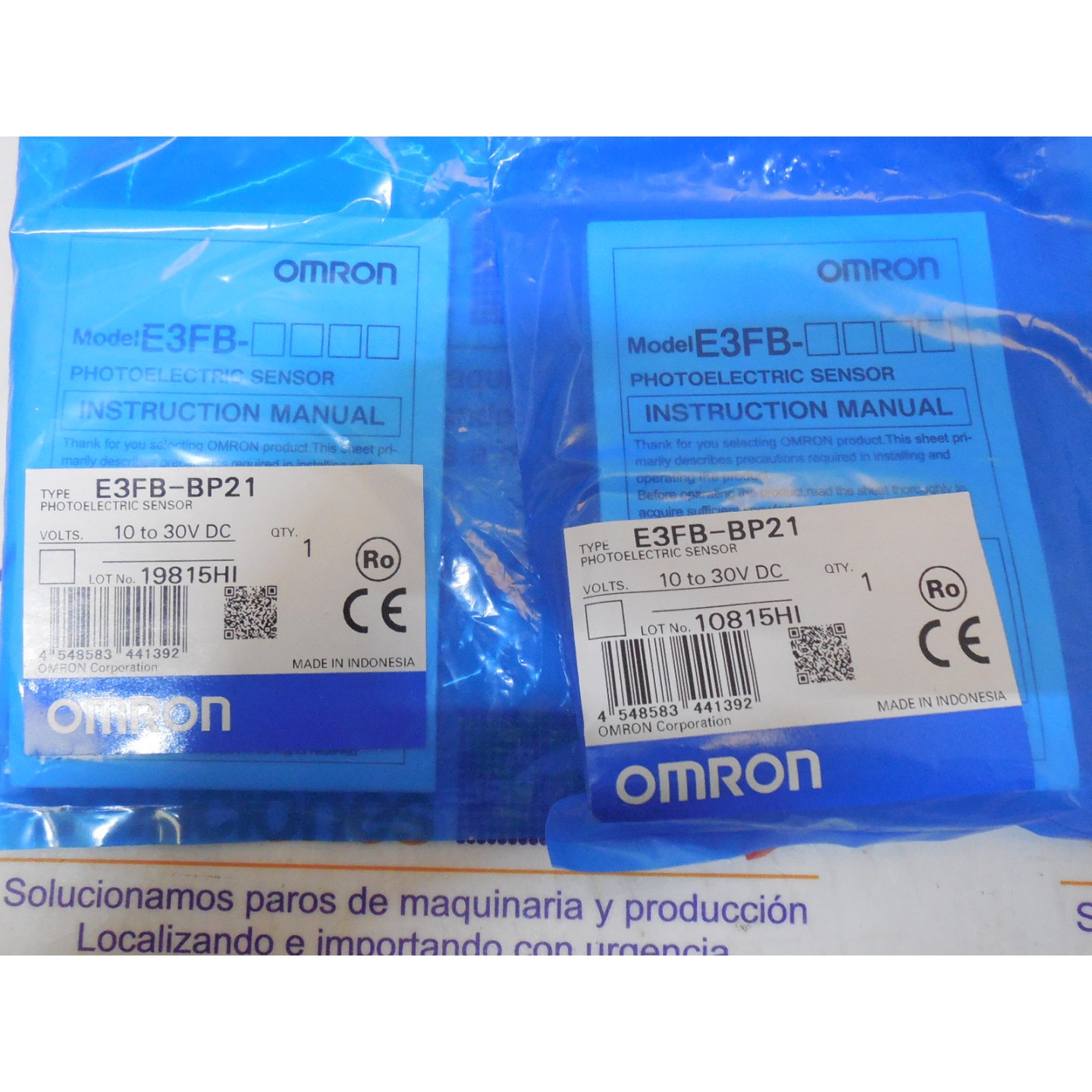 SENSOR OMRON 500MM AT 10/30V
