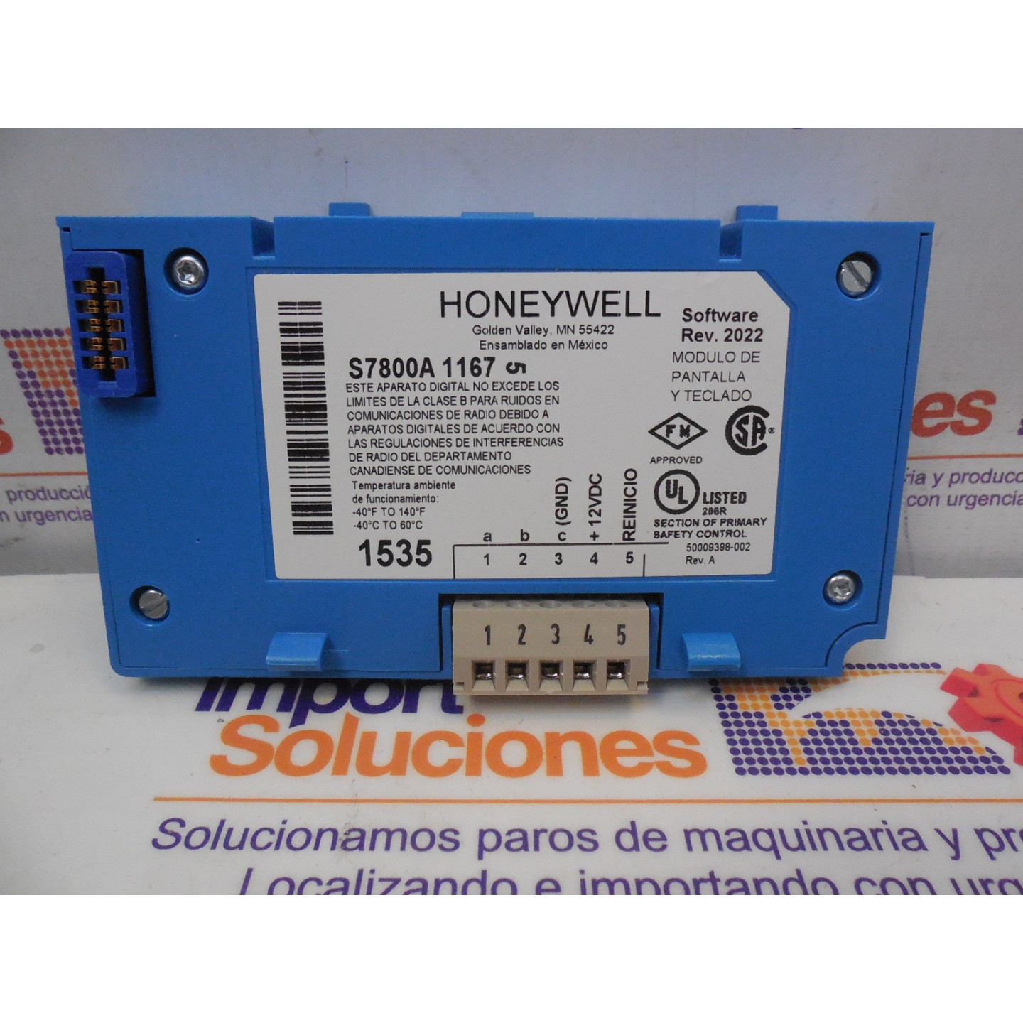 HONEYWELL S7800A1167 MÓDULOS
