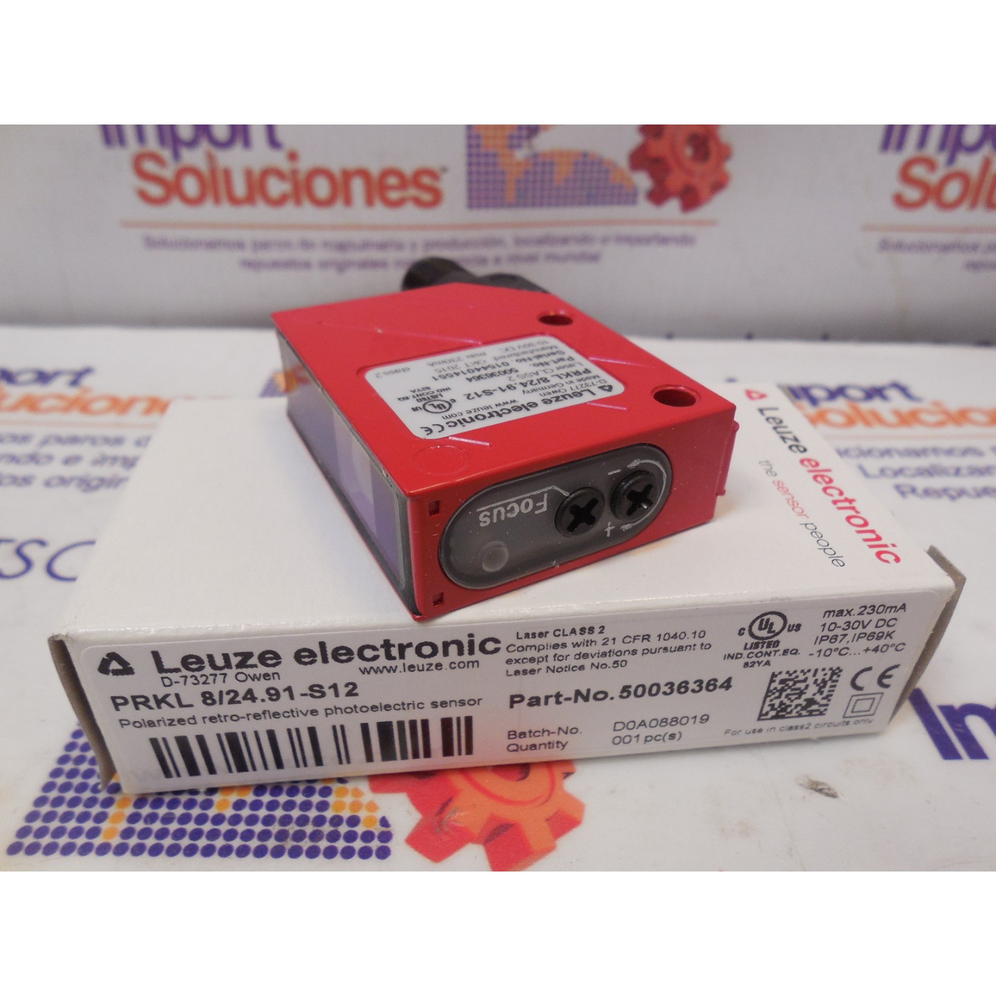 LEUZE PRKL 8/24.91-S12 IND.EMPAQUES ENVASES