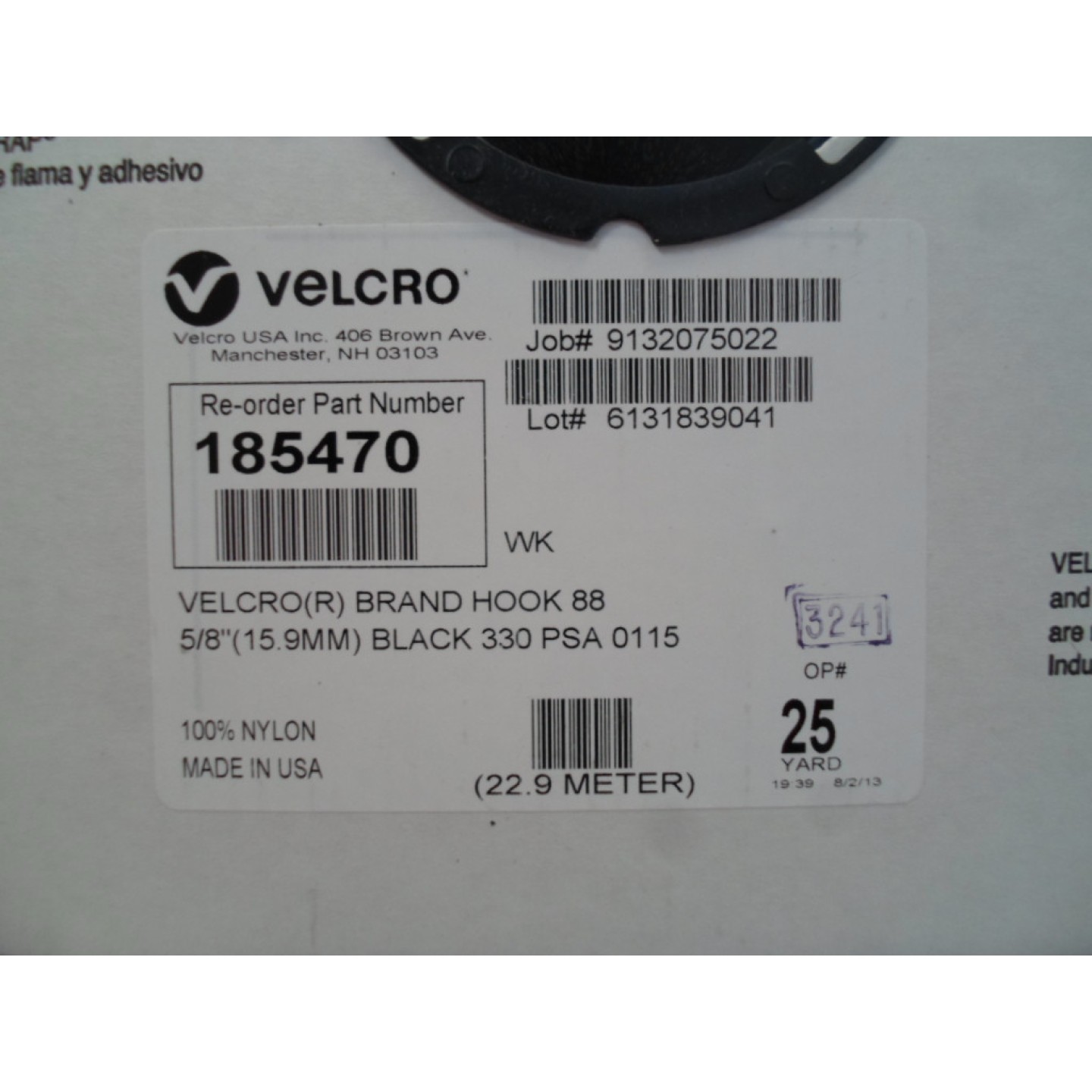 VELCRO	196256	CINTAS 	Ribbons