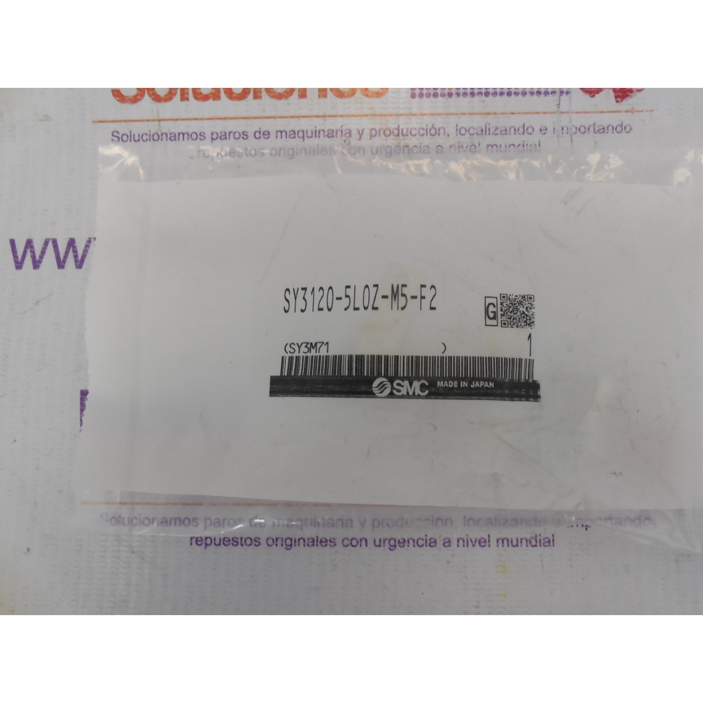 SMC SY3120-5LOZ-M5-F2 ELECTROVALVULA