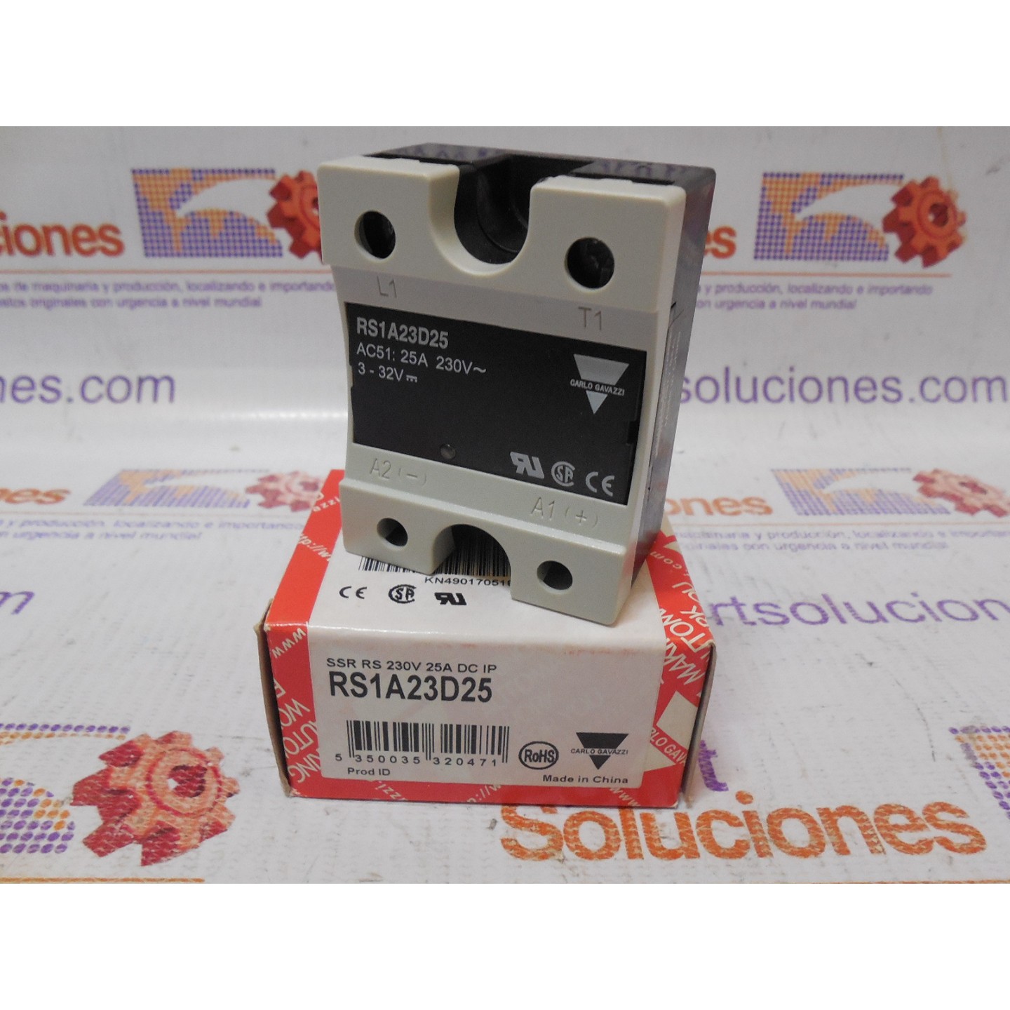 RELE EST SOLIDO 3-32VDC CARLO RS1A23D25