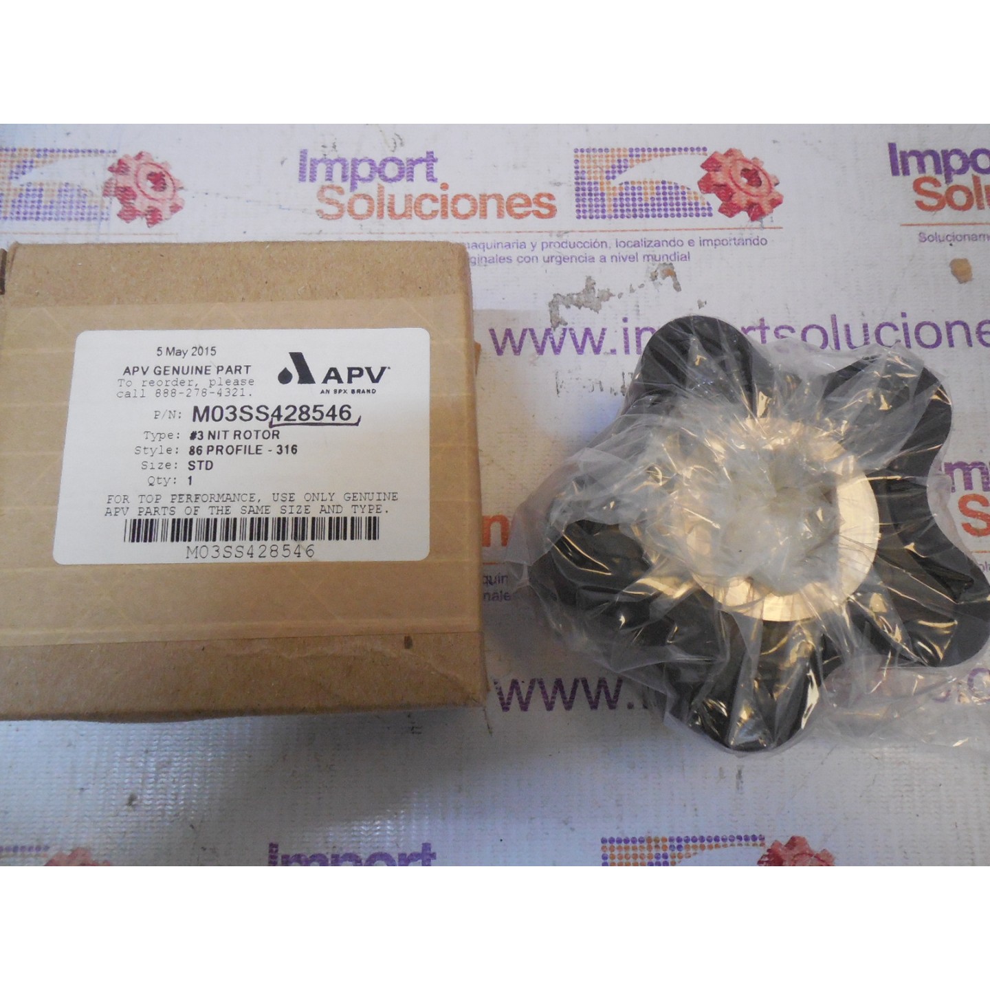 APV 03HP 428546 BOMBAS