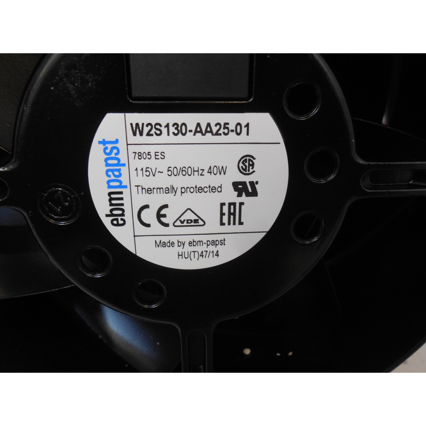 EBM PAPST  W2S130-AA03-01 VENTILADORES