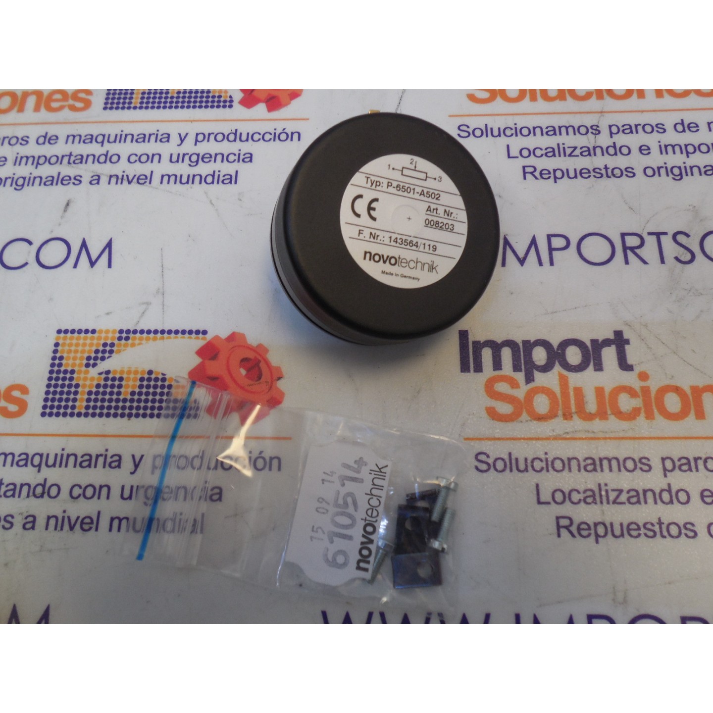 NOVOTECHNIK P-6501-A502 SENSORES