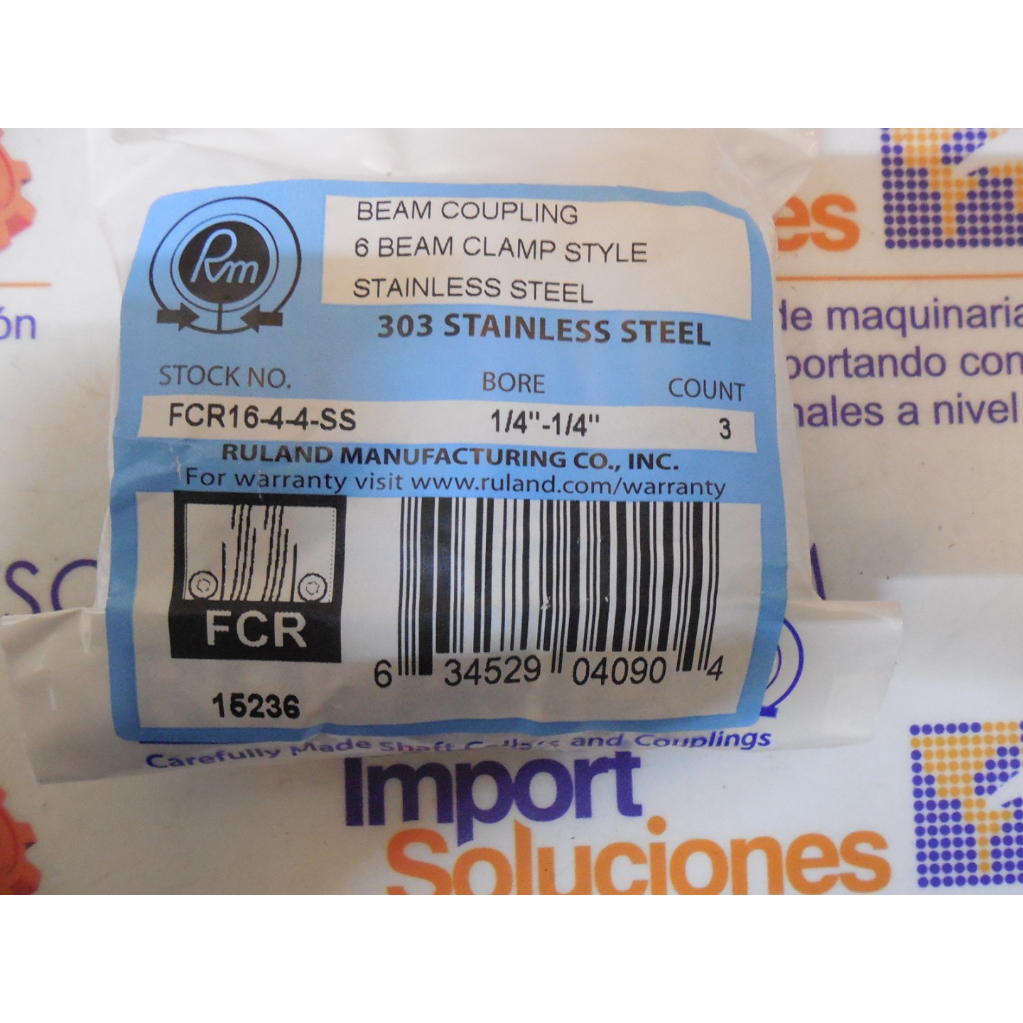 RULAND FCR 16-4-4-SS ACOPLES