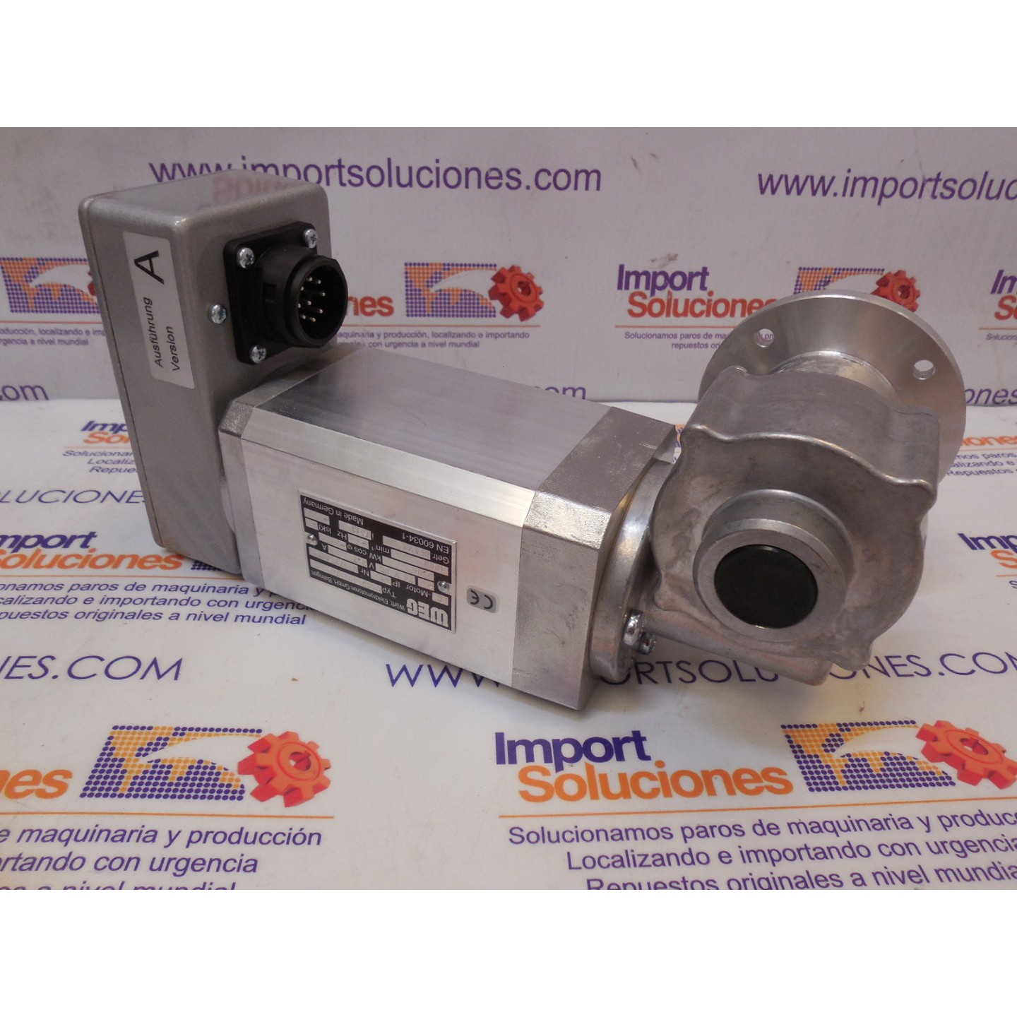 WEG UECG-303TH MOTOR IND. PLASTICOS Y CAUCHOS