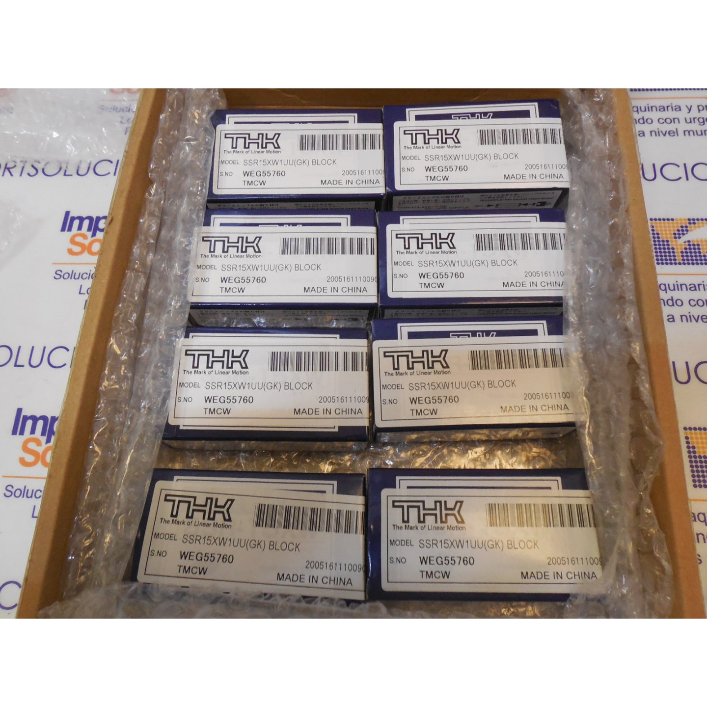 SSR15XW BLOQUE LINEAL THK (REMPLAZA-SSR15W1KKM)