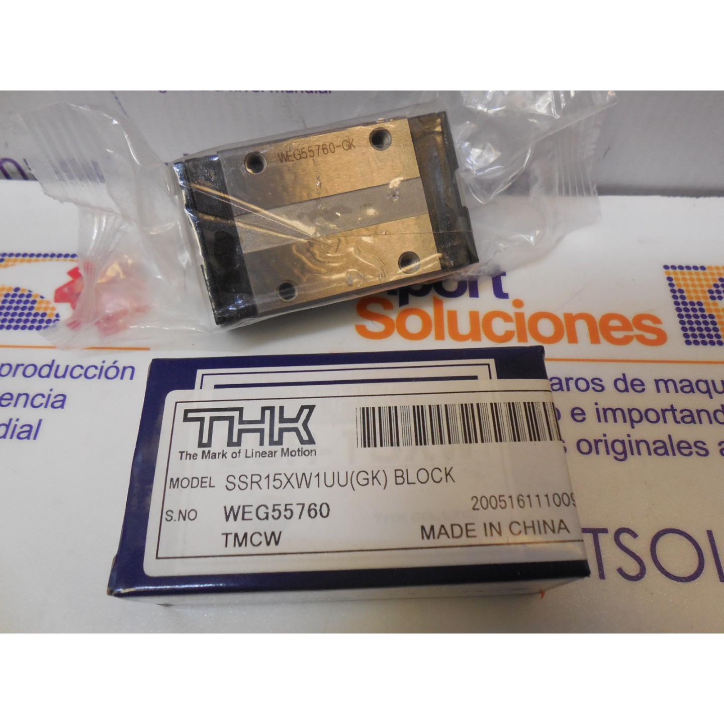 SSR15XW BLOQUE LINEAL THK (REMPLAZA-SSR15W1KKM)