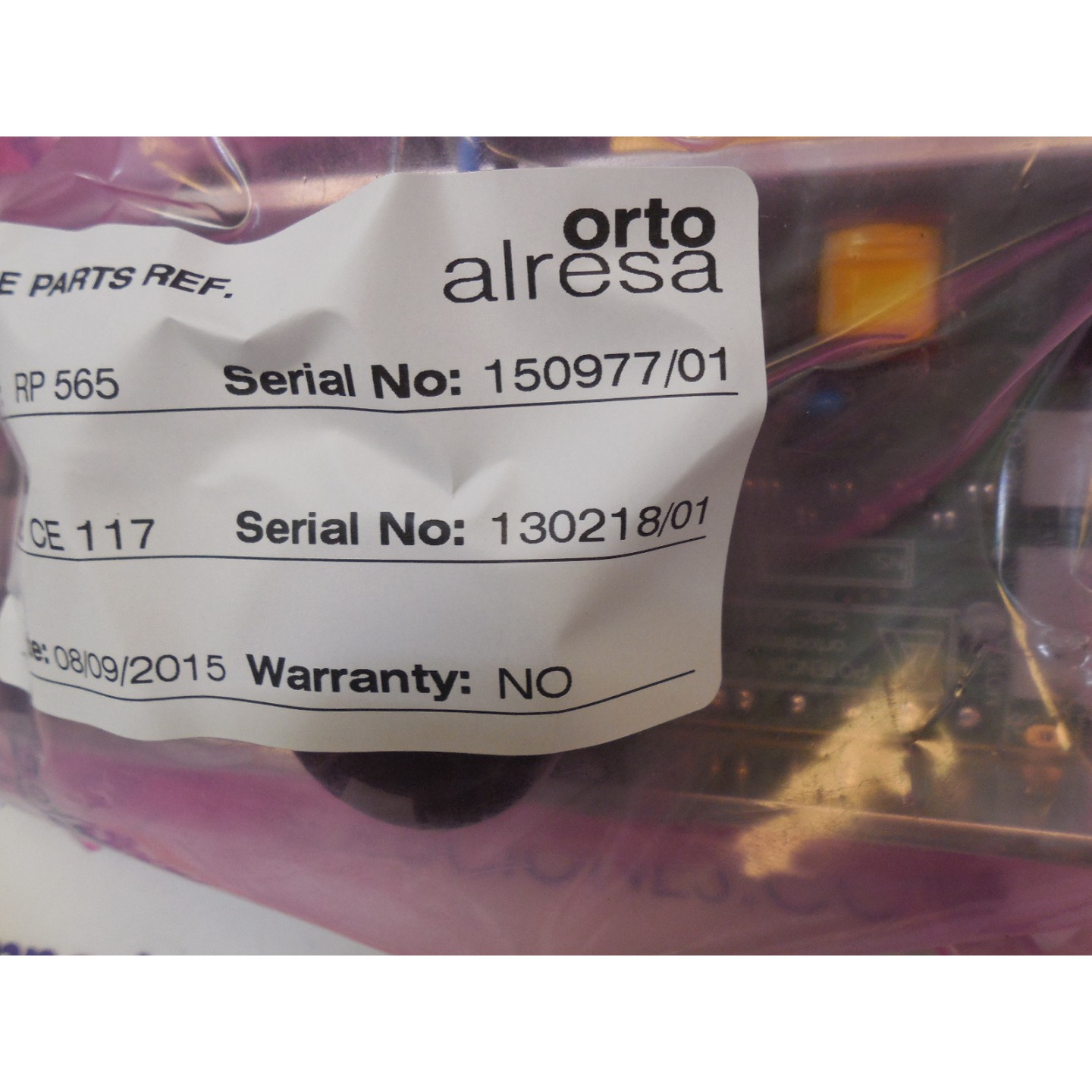 ORTO ALRESA 130218/01 IND. SANITARIO  Y SALUD