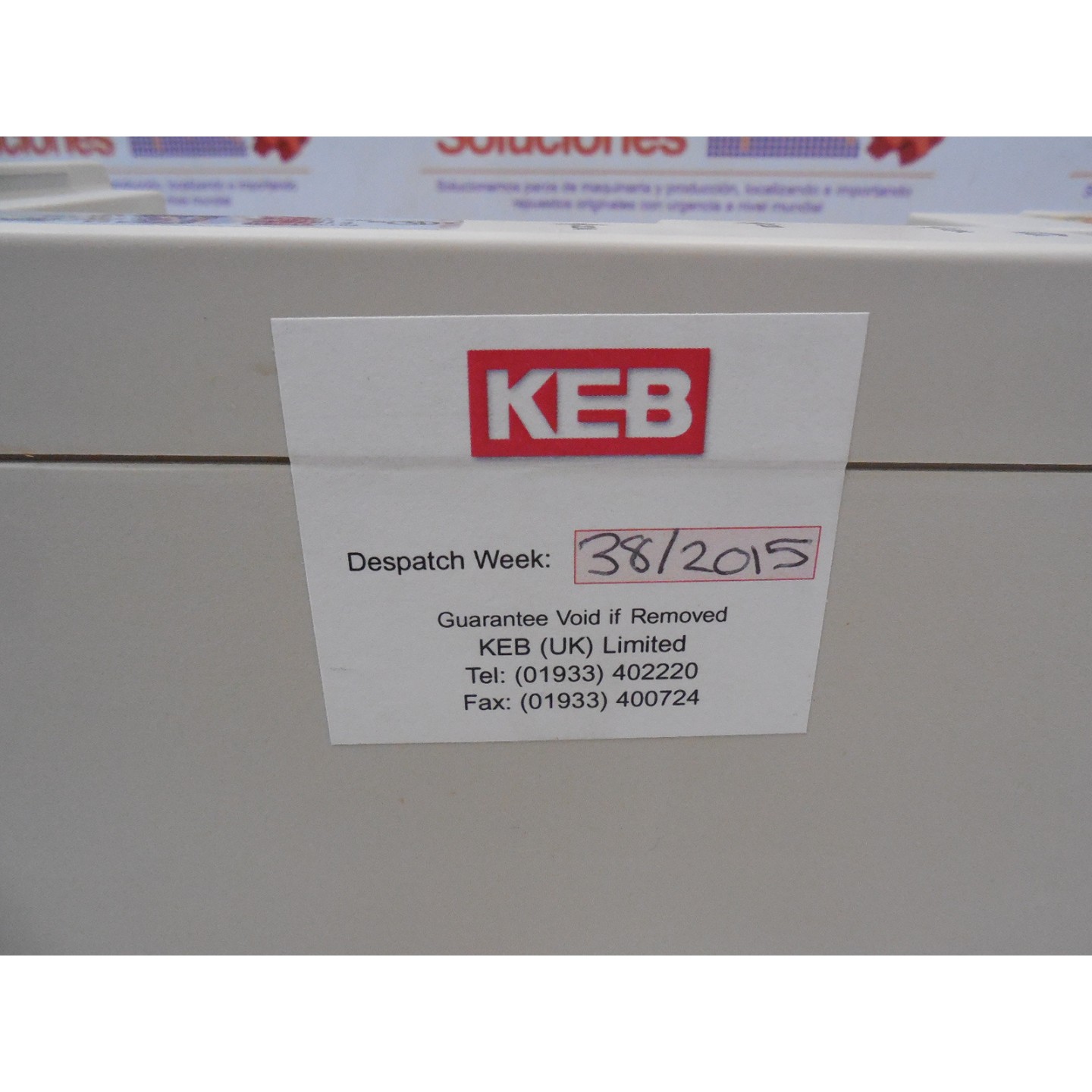 CONVERTIDOR KEB 3 PHASES INVERTER F5 RATED AT 400