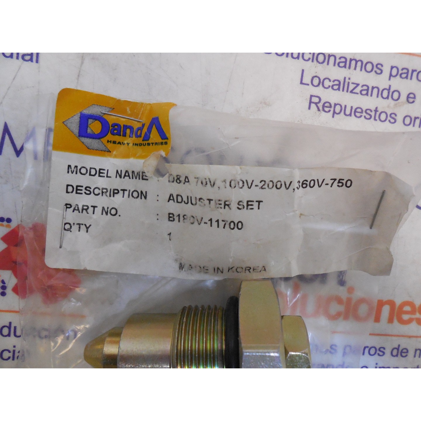 B180V-11700 ADJUSTER SET (5 parts)