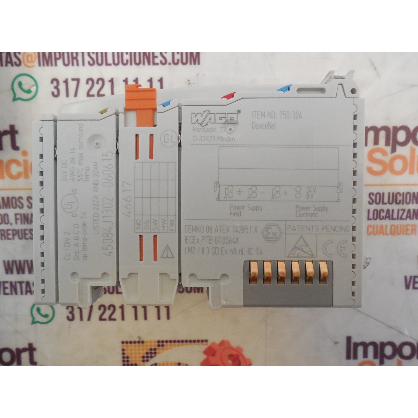 MODULO DEVICE NET WAGO