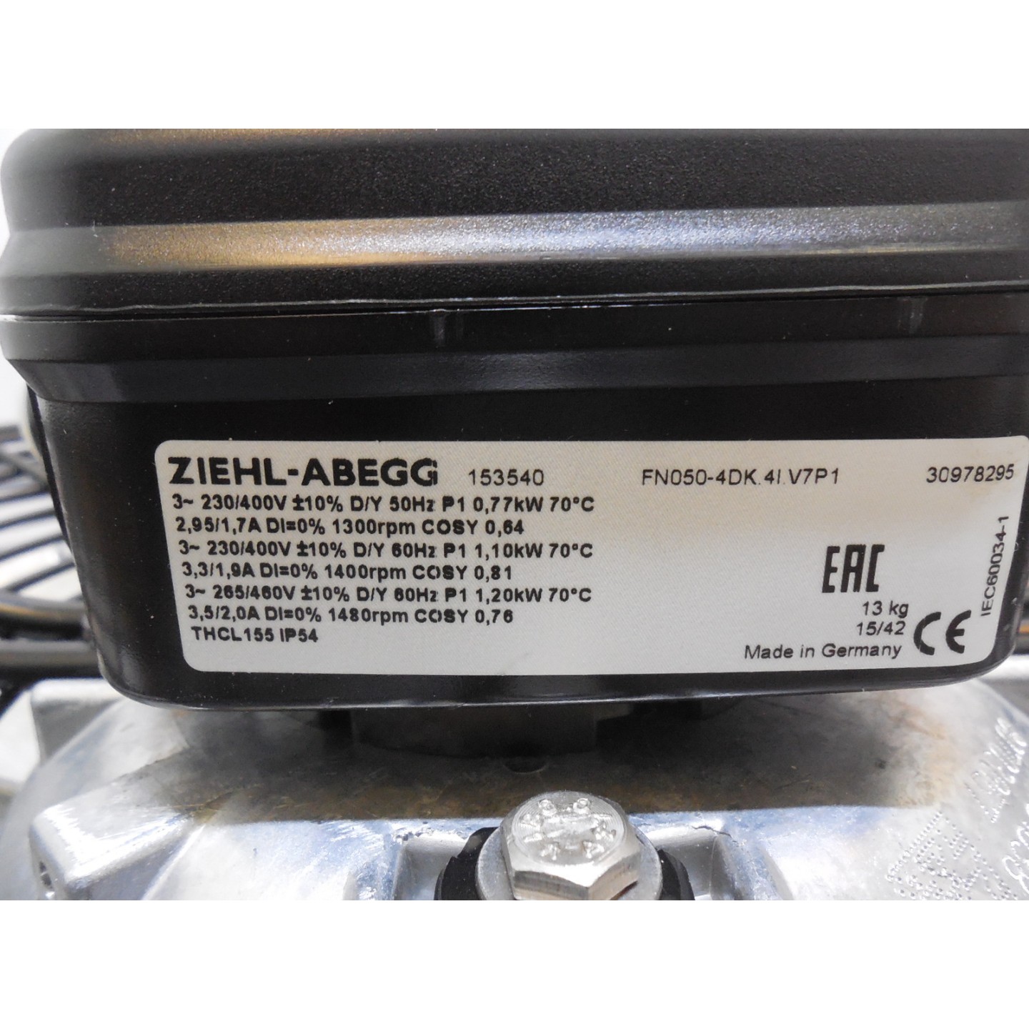 VENTILADOR ZIEHL ABEGG
