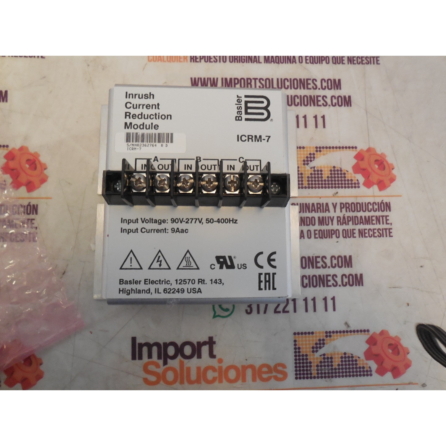 MÓDULO LIMITADOR DE CORRIENTE INRUSH ICRM