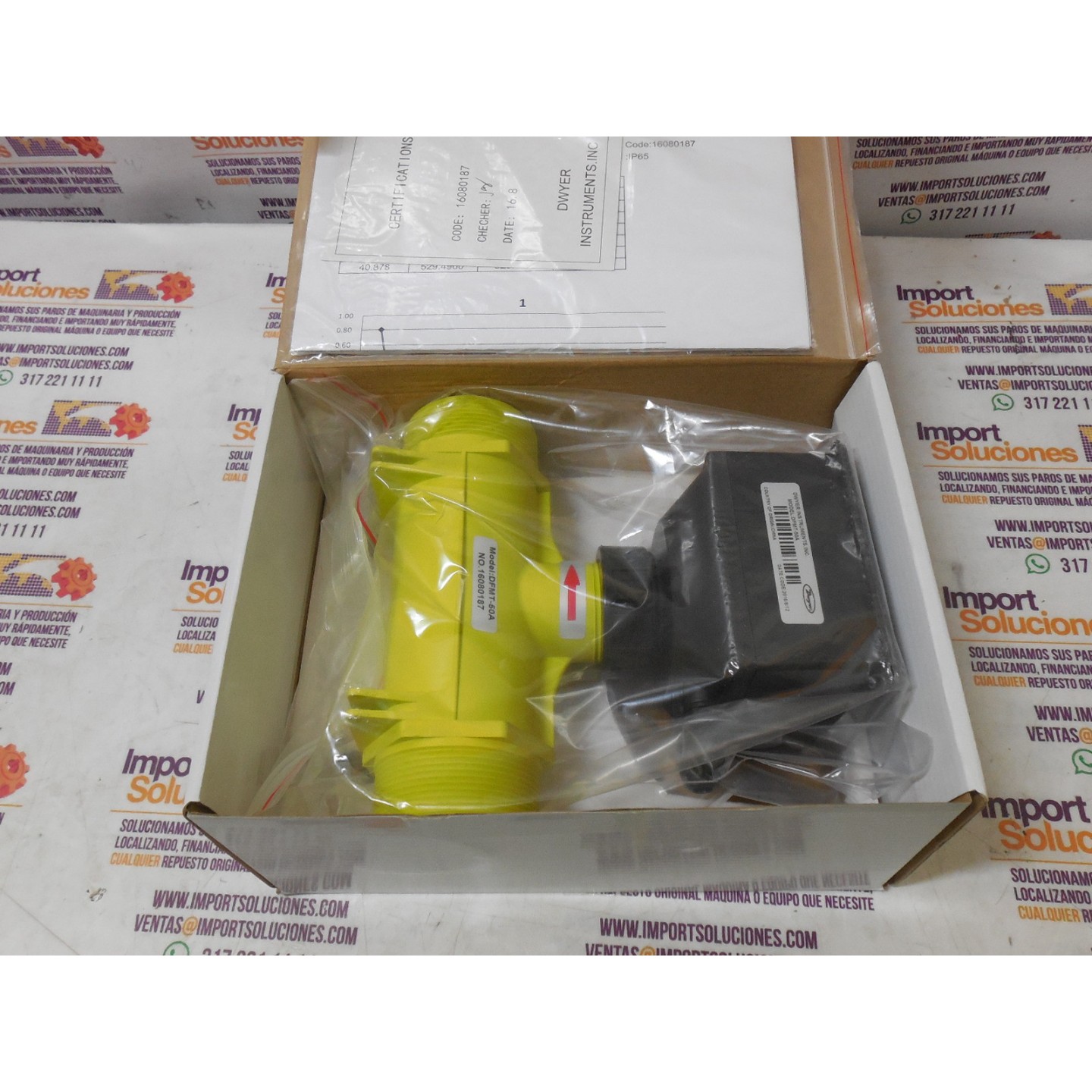 MACROMEDIDOR DE 2" PARA AGUA RESIDUAL DWAYER