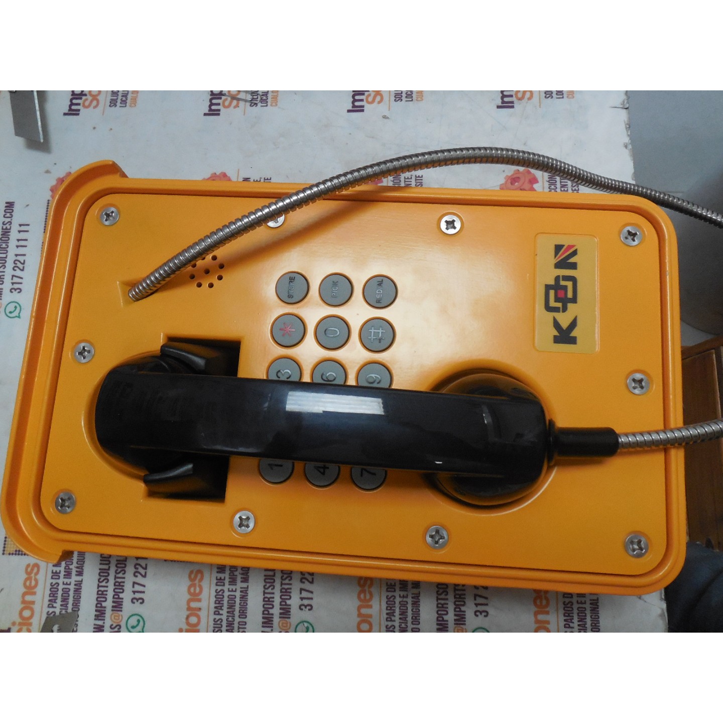 TELÉFONOS KNSP-09 CON ALARMA