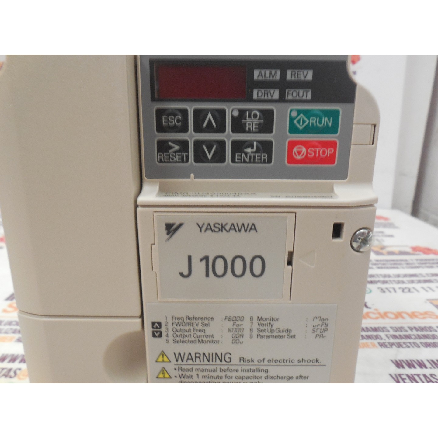 VARIADOR DE VELOCIDAD YASKAWA