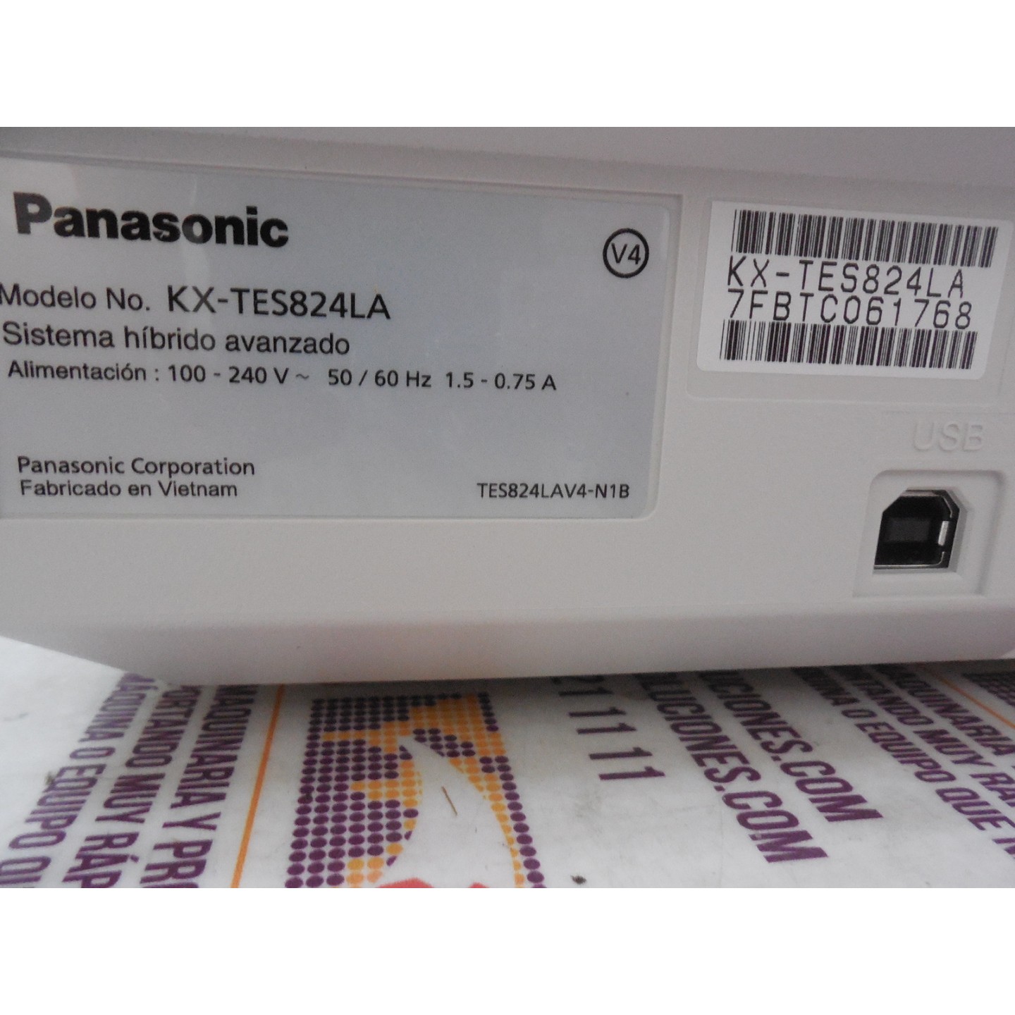PANASONIC KX-TES824 TELÉFONO