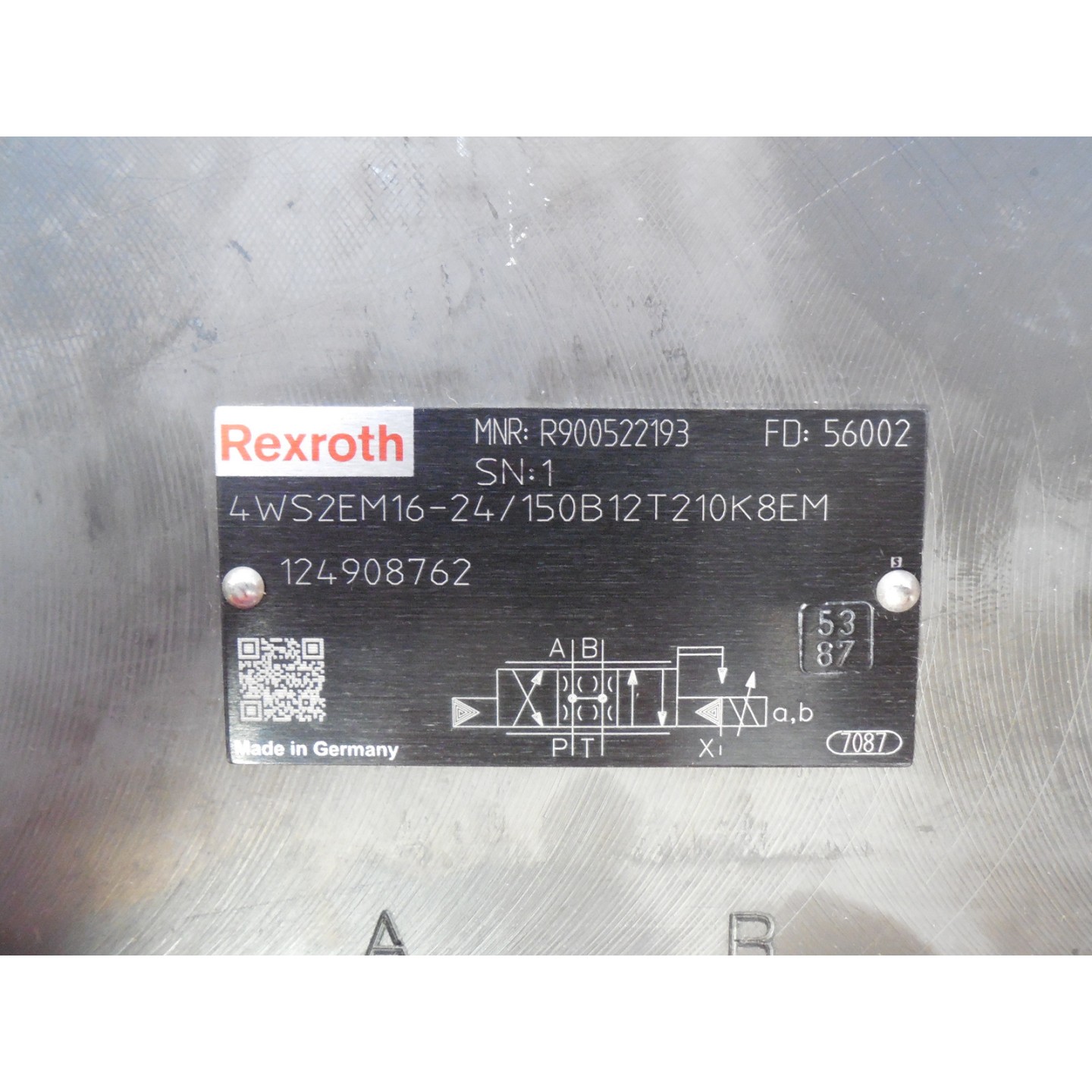 SERVOVALVULA REXROTH 4WS2EM16-2X/150B12T210K8EM