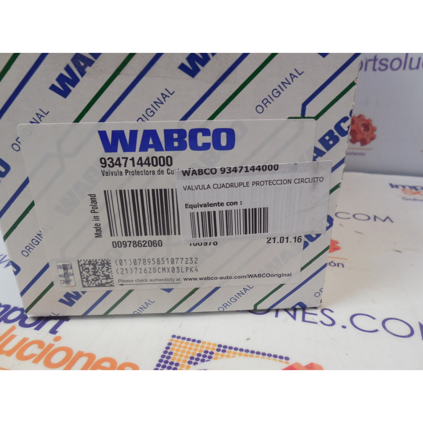 WABCO 9347144000 VÁLVULAS
