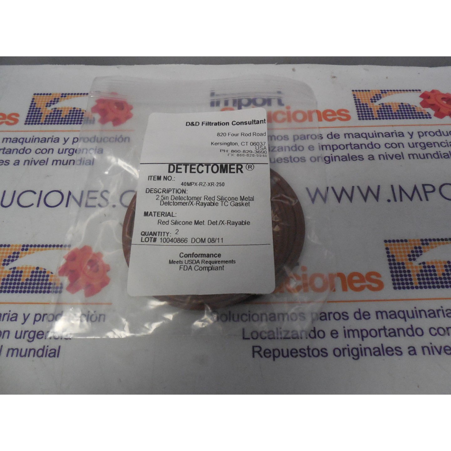 RUBBERFAB 40MPX-RZ-XR-250 EMPAQUES