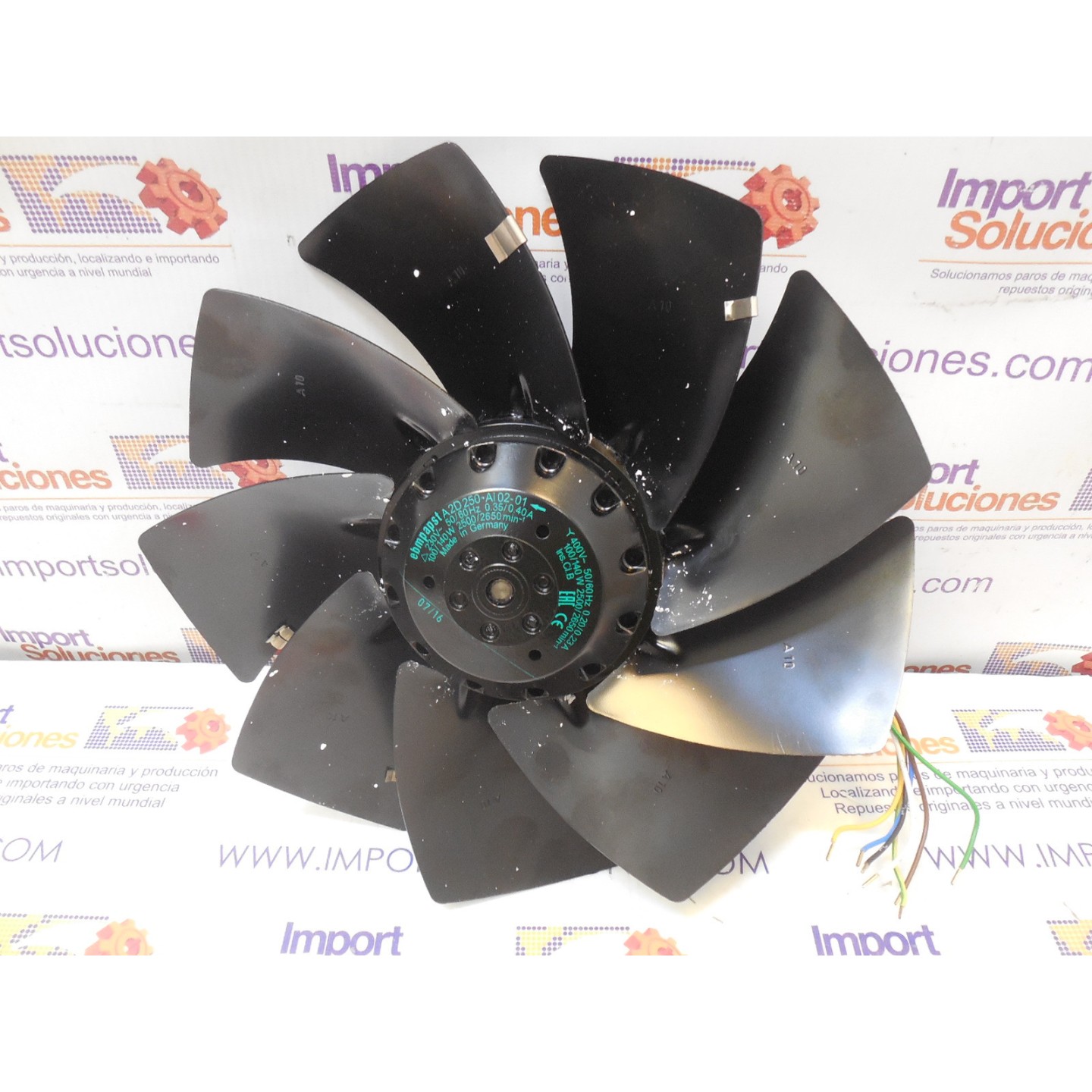 VENTILADOR EBM PAPST A2D250-AI02-01