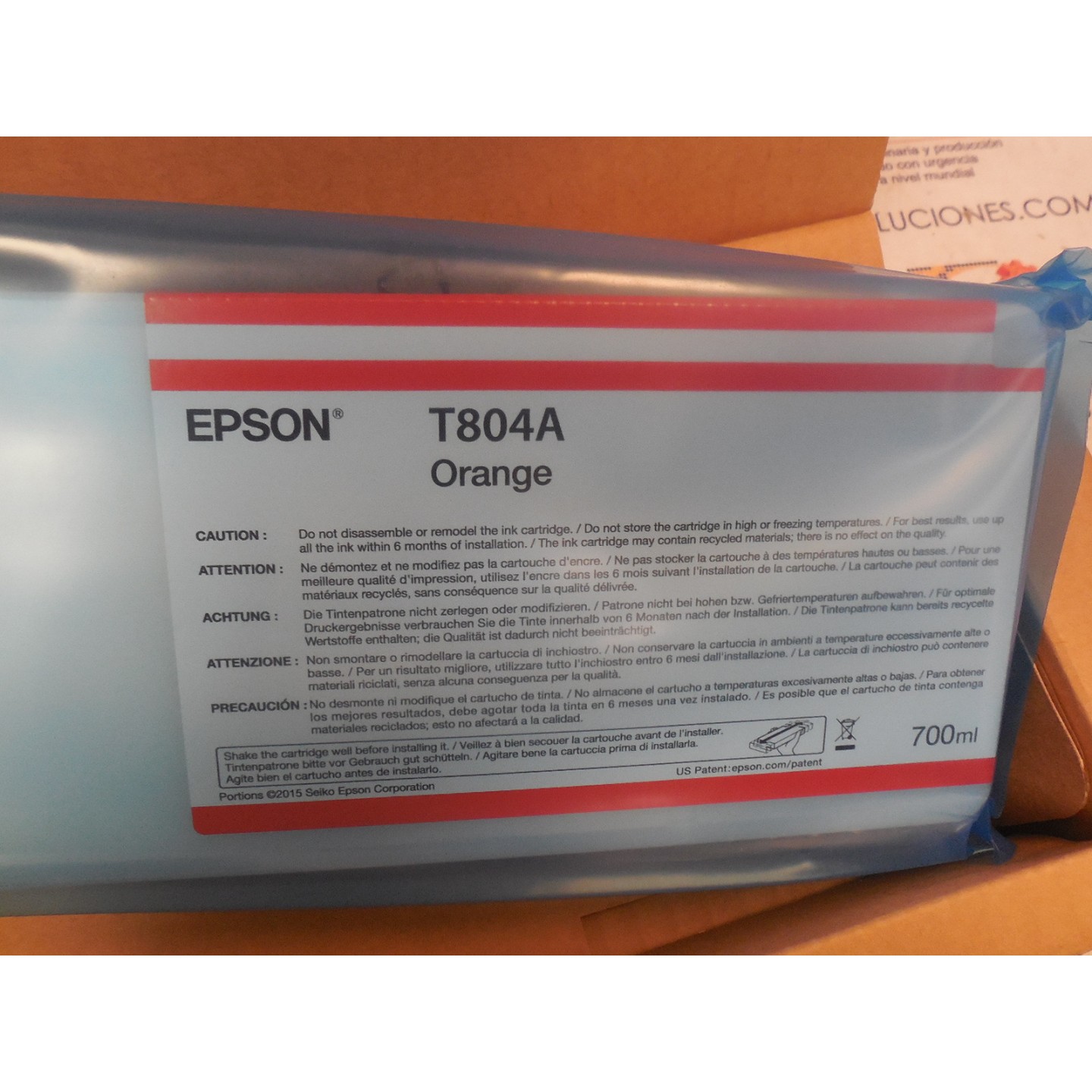 TONER 700 ORANGE T804A00