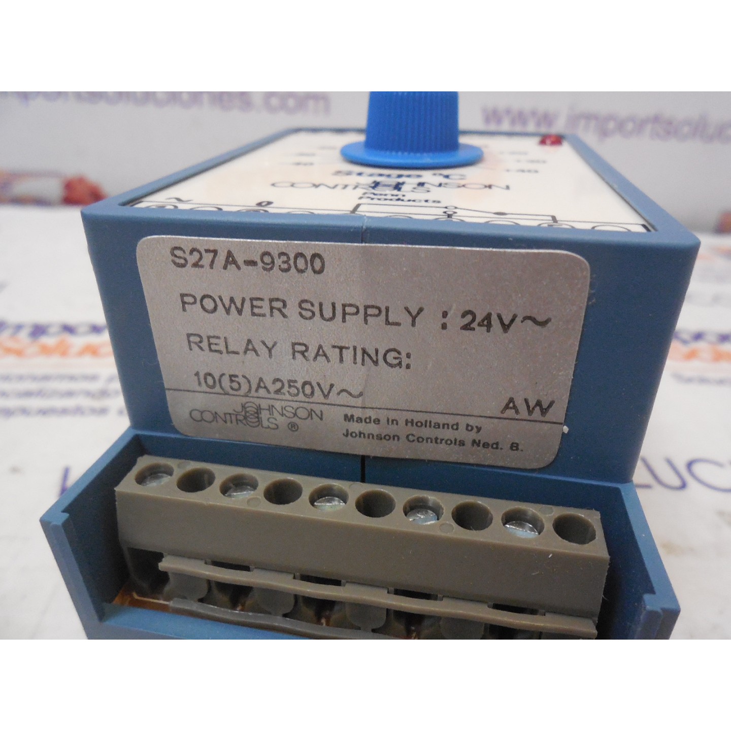 CONTROL DE TEMPERATURA JOHNSON CONTROL MODELO S27A