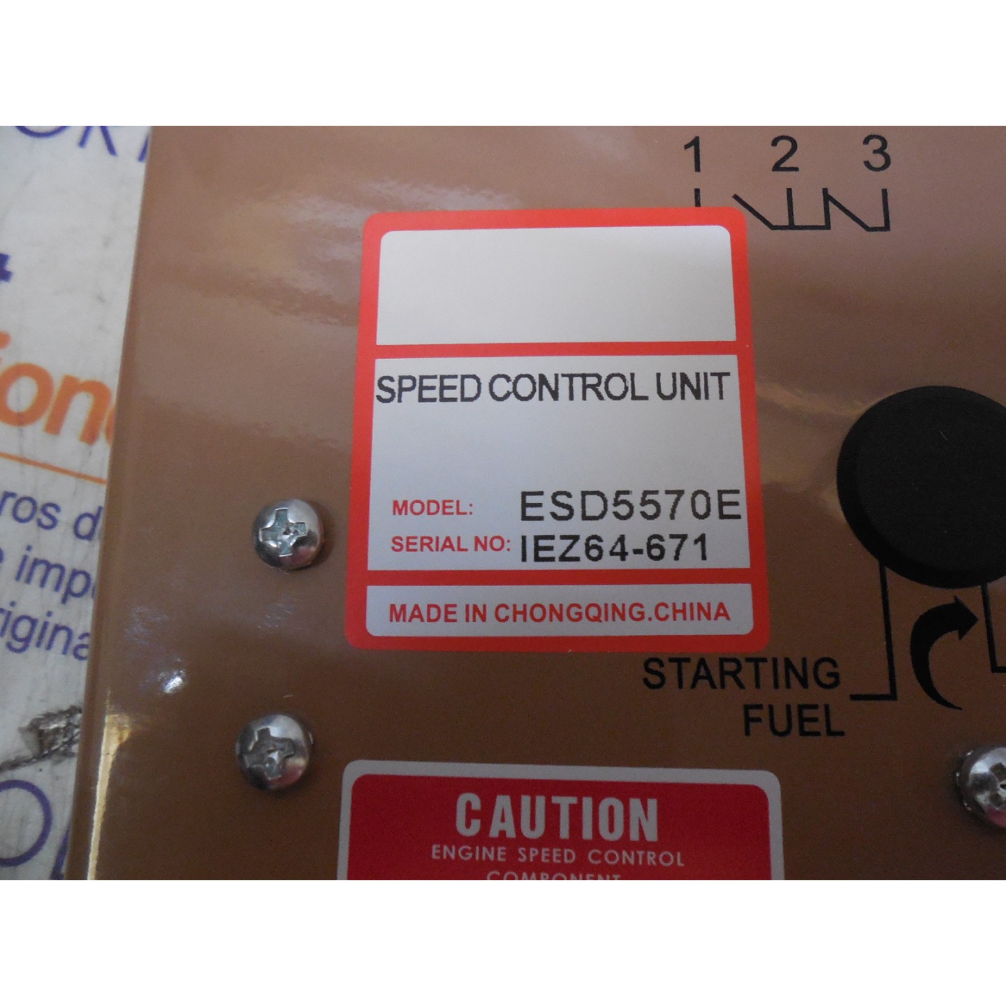 TARJETA DE CONTROL