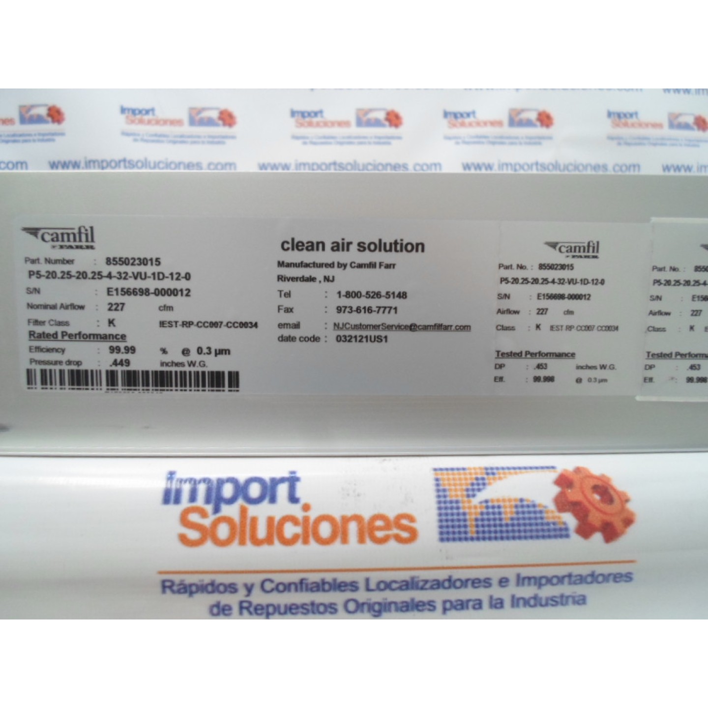 FILTRO CAMFIL P5-20-25-20-25-4-32-VU-1D-12-0