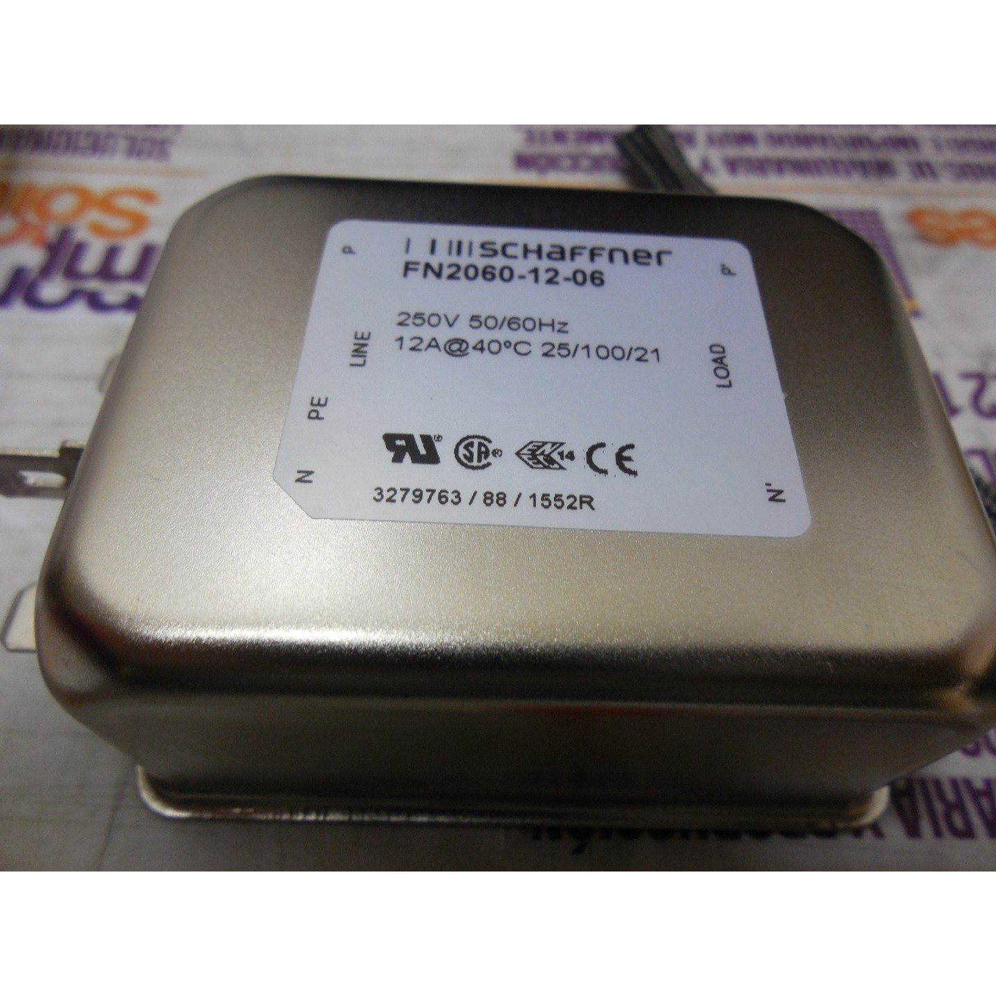 FILTRO DE LINEA ELECTRONICO SHAFFNER